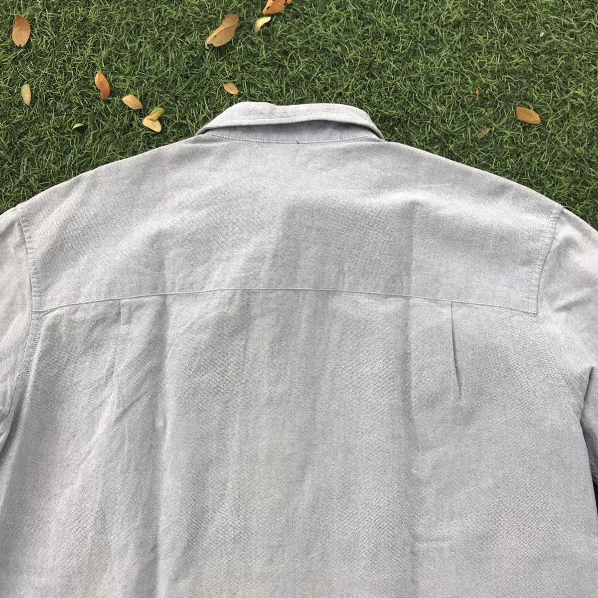 Issey Miyake × Japanese Brand Tac:Tac Grey Shirt Japan Cpo Officer Military Shirt issey mi Size US M / EU 48-50 / 2 - 14 Thumbnail
