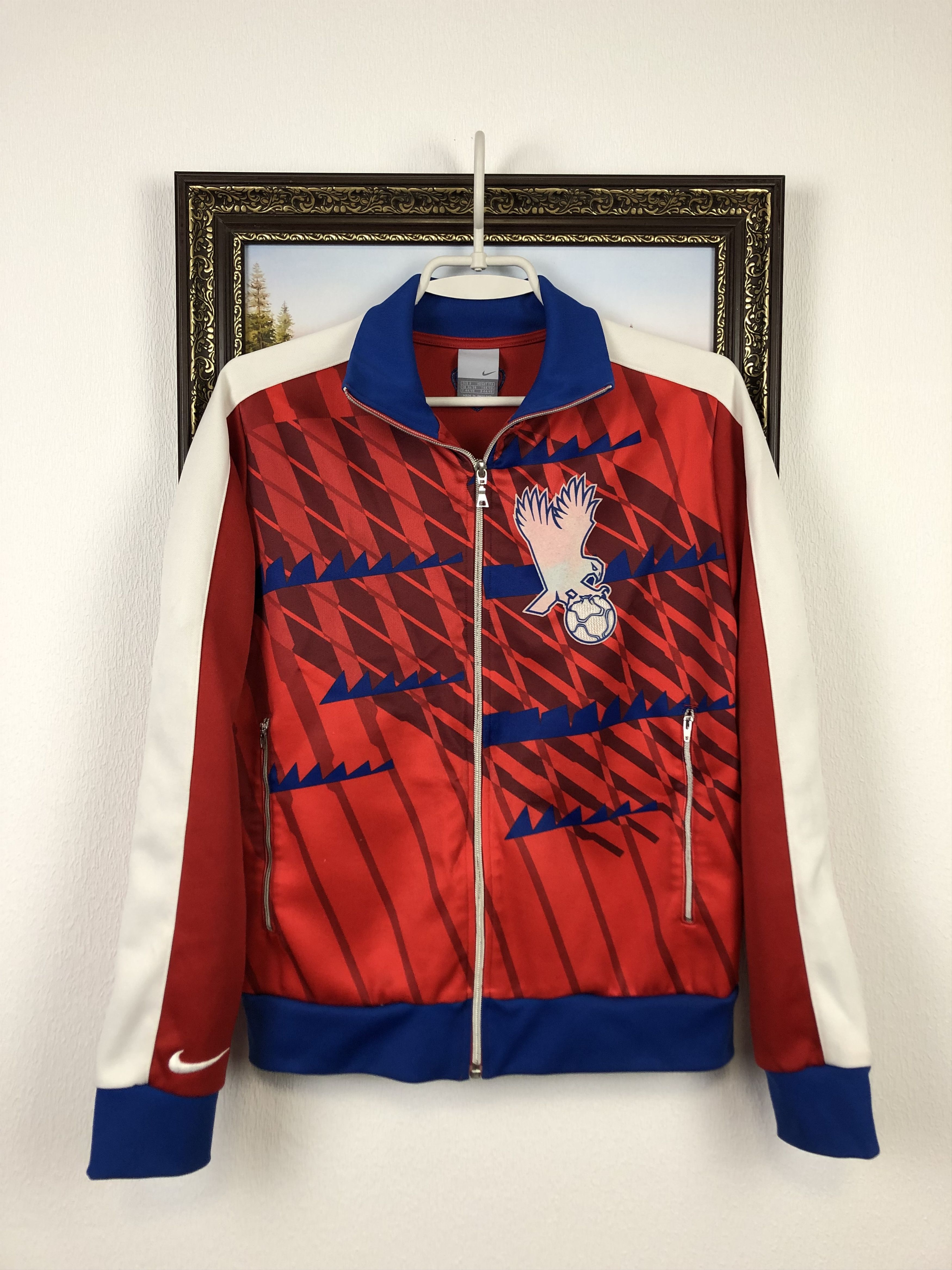 Nike Vintage Crystal Palace Track Jacket Football Soccer Rare Size US S / EU 44-46 / 1 - 1 Thumbnail