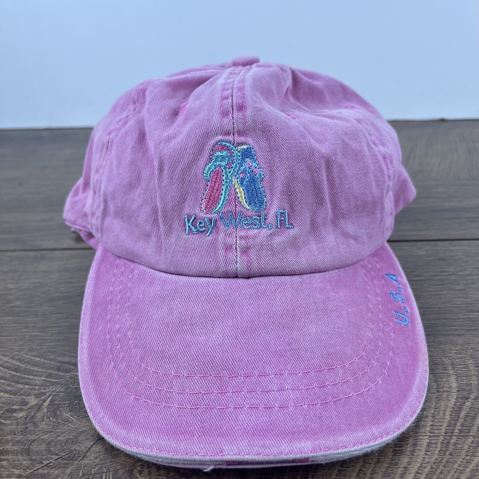 Other Key West Florida Hat Key West Hat Pink Cap Adjustable Pink A Size ONE SIZE - 2 Thumbnail