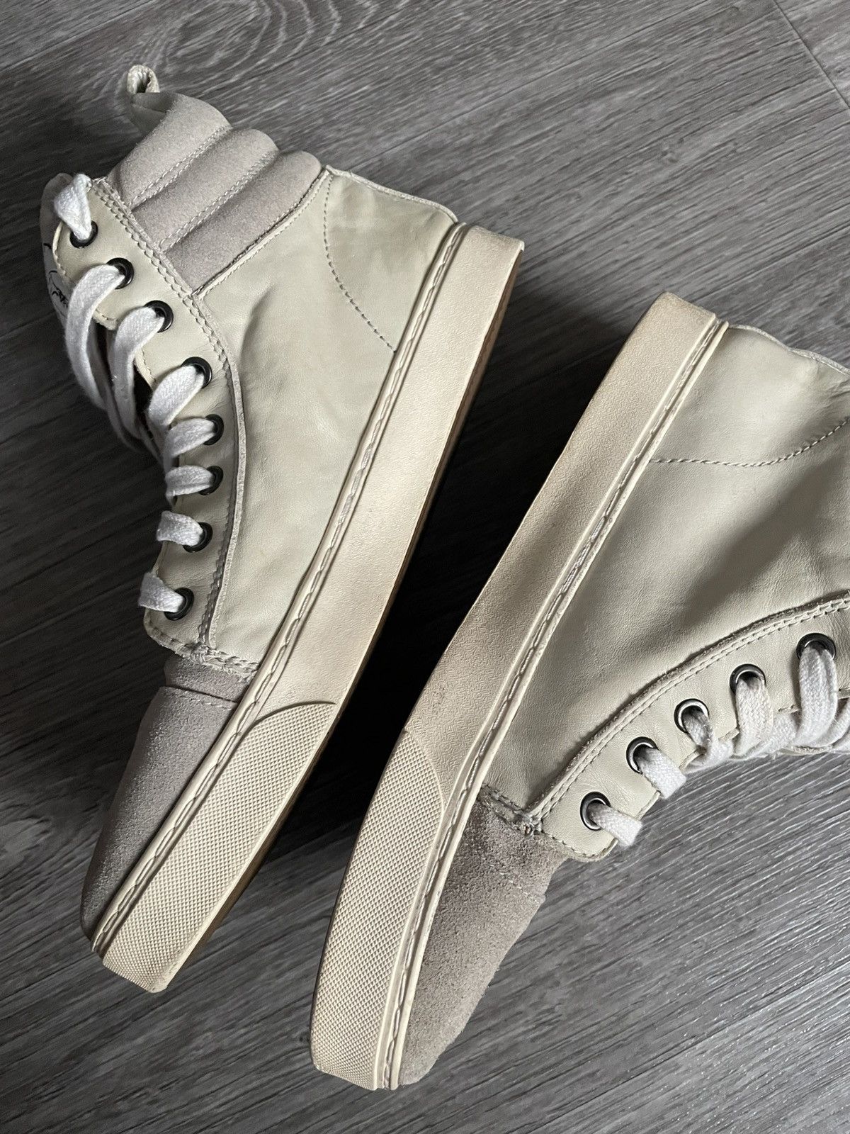 Allsaints ALLSAINTS SPITALFIELDS SUEDE HI-TOP SHOUS Size US 8 / EU 41 - 10 Thumbnail