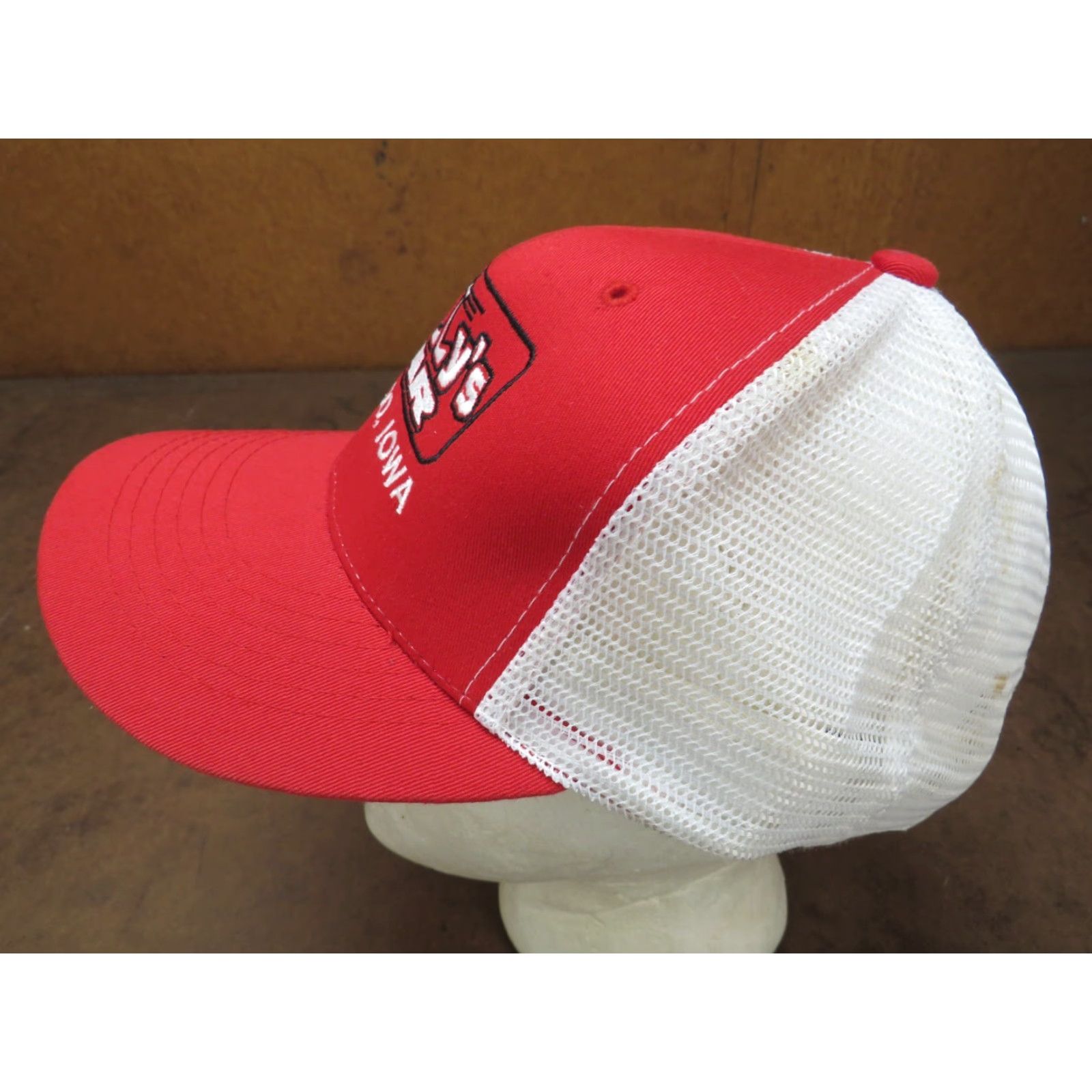 Vintage VTG Smitty's Bar Waterloo Iowa Golf Hockey sports trucker cap hat Size ONE SIZE - 3 Thumbnail