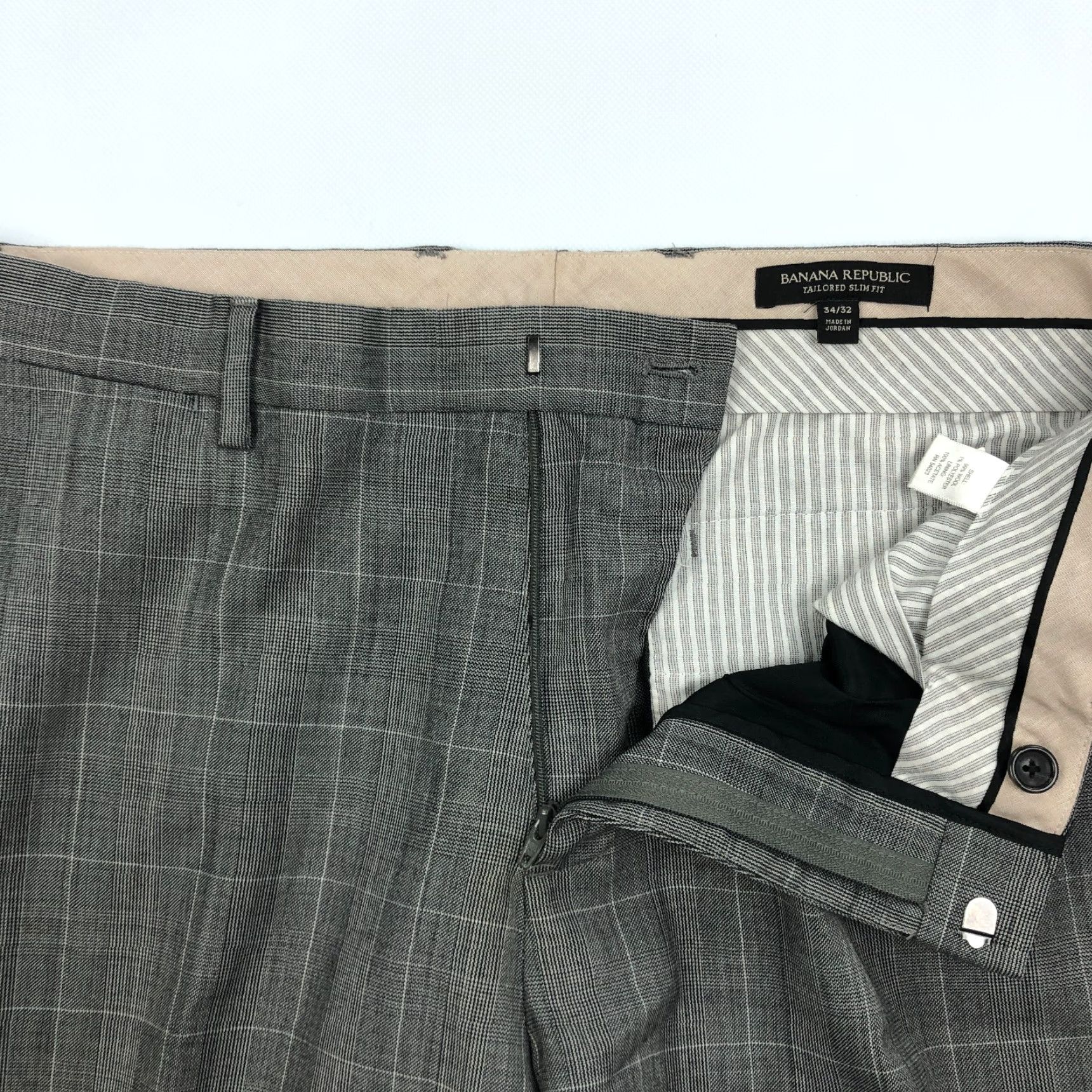 Banana Republic Pants Dress Pants Slim Fit 34x32 Gray Glen Plaid Wool  Polyester Trousers Men Casual Formal Ivy League Vintage: No -  ilac.rochib.com