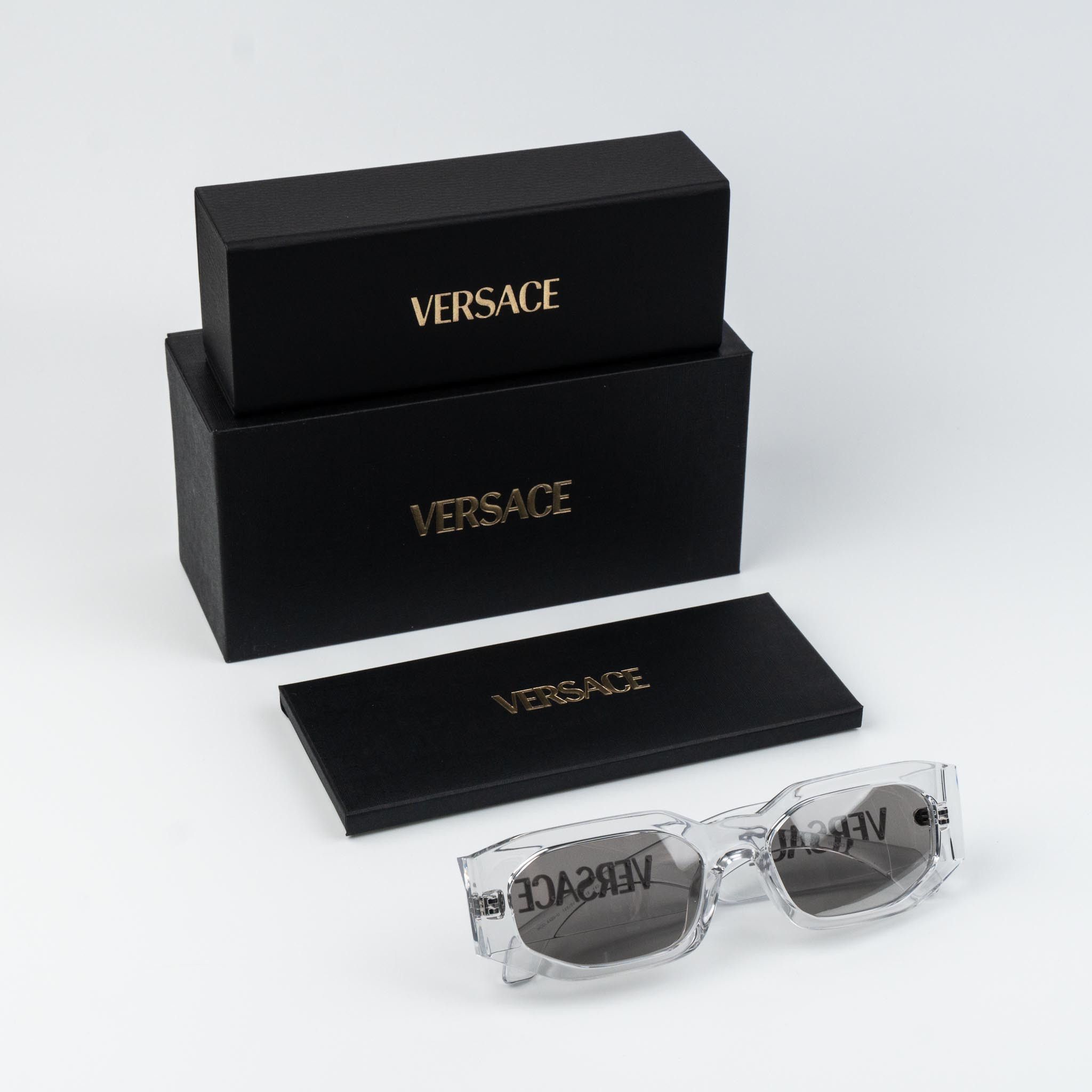 Versace Versace Men Sunglasses Rectangle VE4489U 148/8V Size ONE SIZE - 9 Thumbnail
