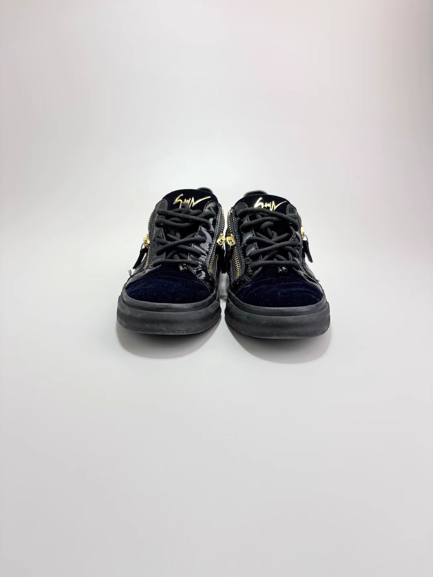 Giuseppe Zanotti GIUSEPPE ZANOTTI GZ Velvet Zipper Sneakers K1 Size US 7 / EU 40 - 2 Thumbnail
