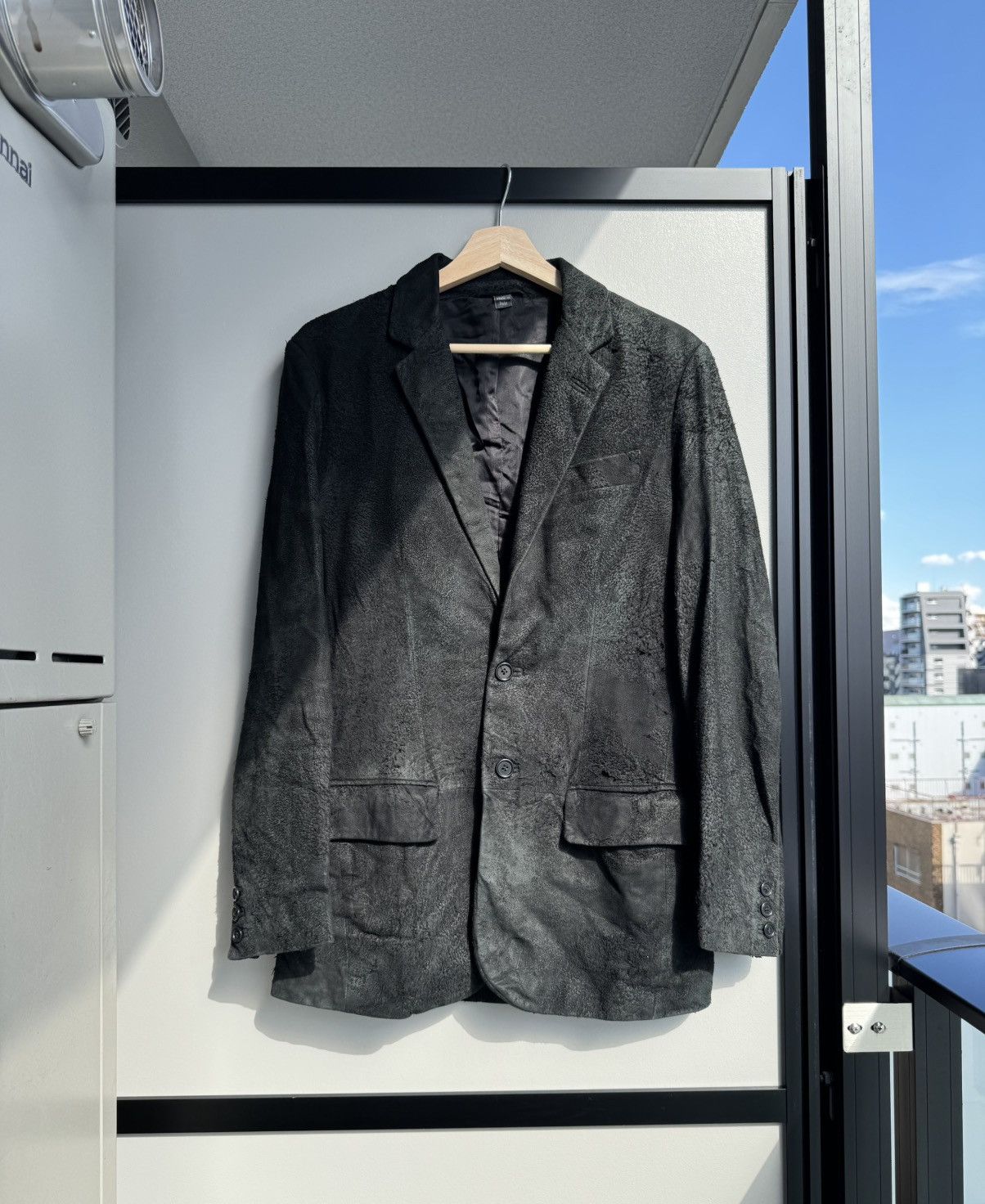 Helmut Lang Helmut Lang Suede Leather Jacket - 01SS Size US S / EU 44-46 / 1 - 12 Thumbnail