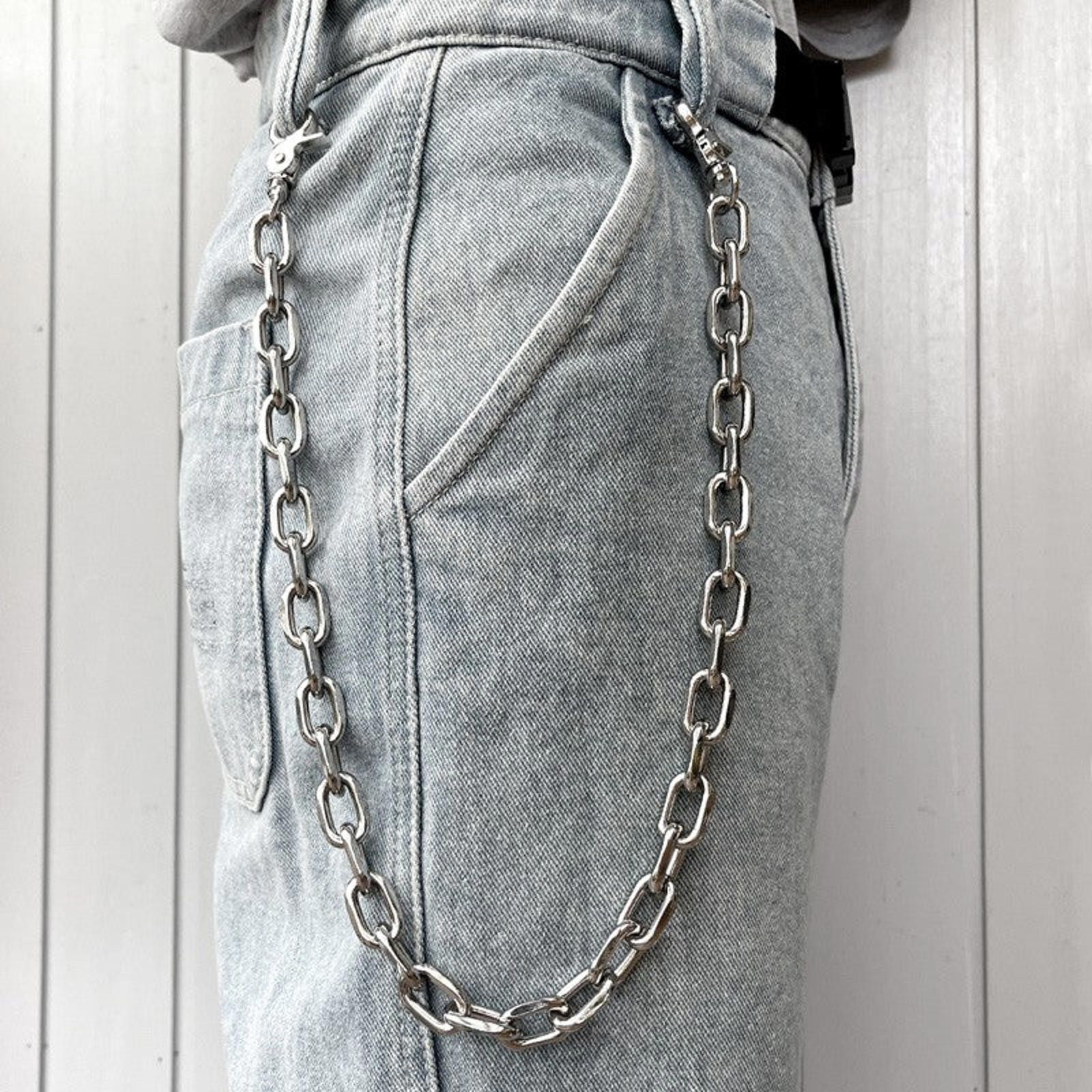 Jewelry Silver Link Wallet Chain Size ONE SIZE - 2 Thumbnail