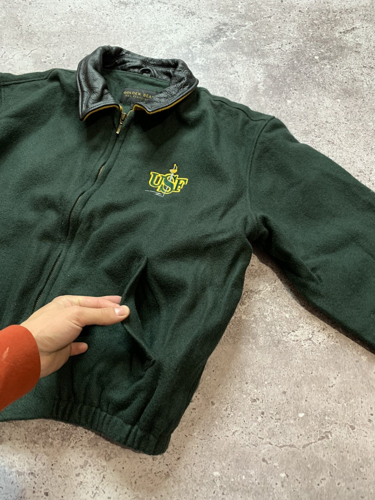 Golden Bear Made in USA Golden Bear USF Varsity Bomber Jacket Size US M / EU 48-50 / 2 - 3 Thumbnail