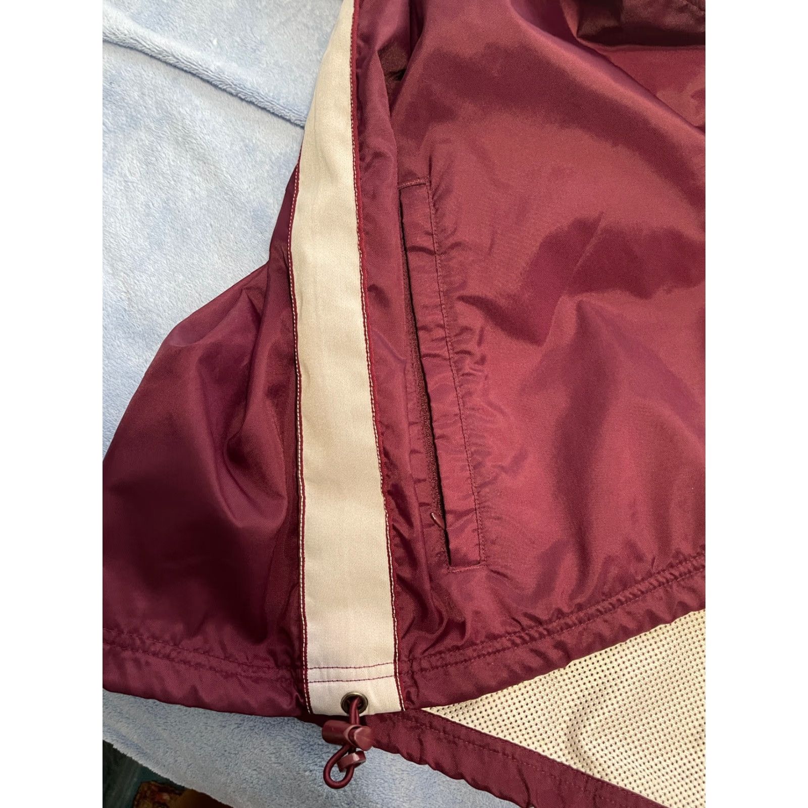 Adidas VTG adidas Jacket Full Zip Windbreaker Men XL Maroon 90s Retro Basketball Football Gym Running Windbreaker Zip Jacket Size US XL / EU 56 / 4 - 5 Thumbnail