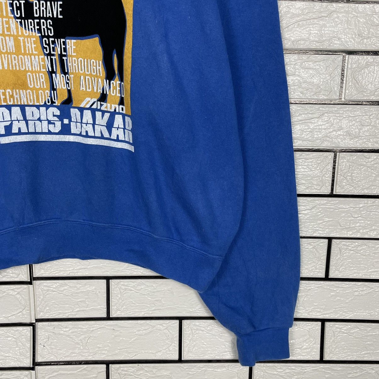 Mizuno Vintage Mizuno Rallye Paris Dakar Sweatshirt Size US S / EU 44-46 / 1 - 4 Thumbnail