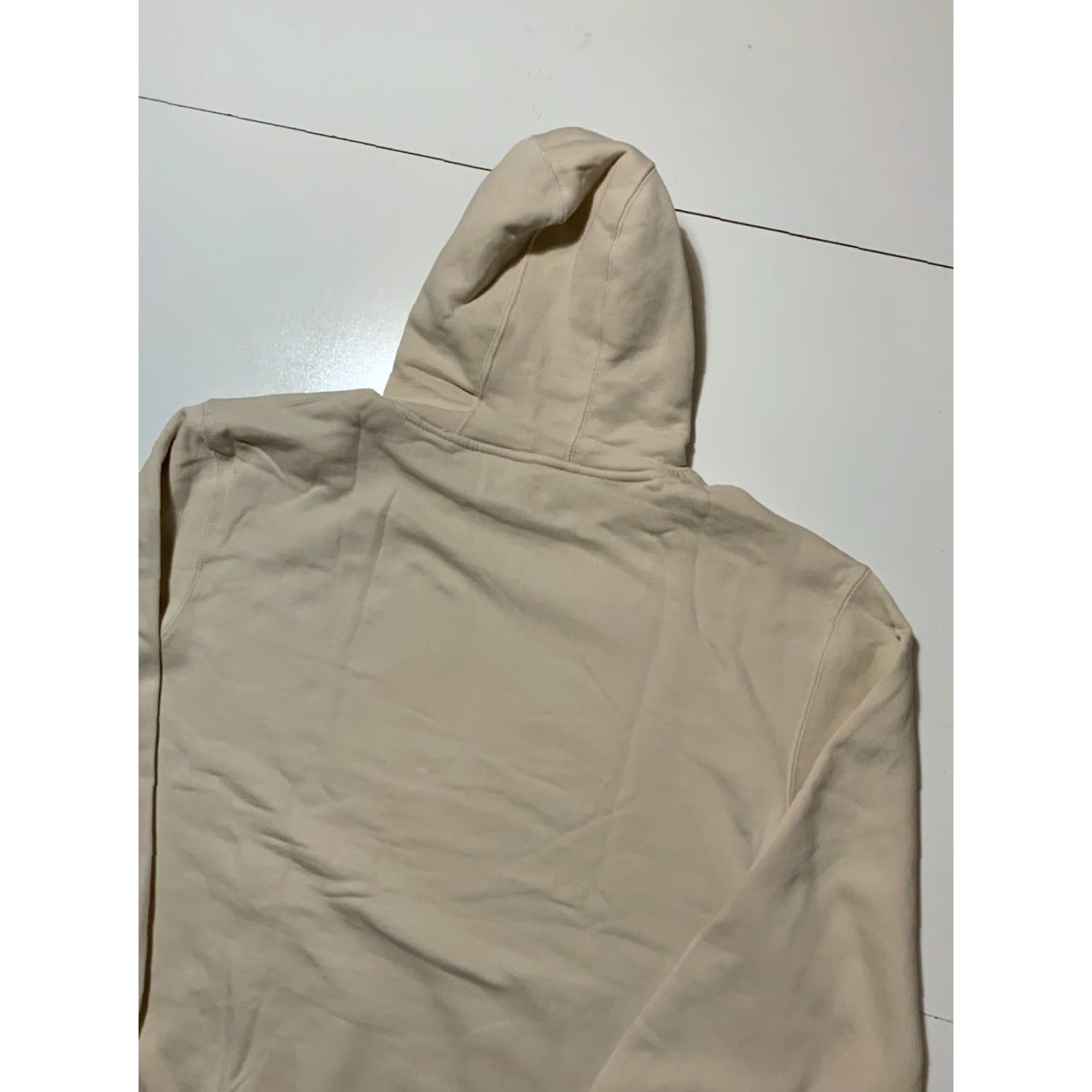 Vintage NWOT Viola Where High Meets Happy Cannabis Smoking Joint Pullover Hoodie Mens XL Beige Size US XL / EU 56 / 4 - 4 Thumbnail