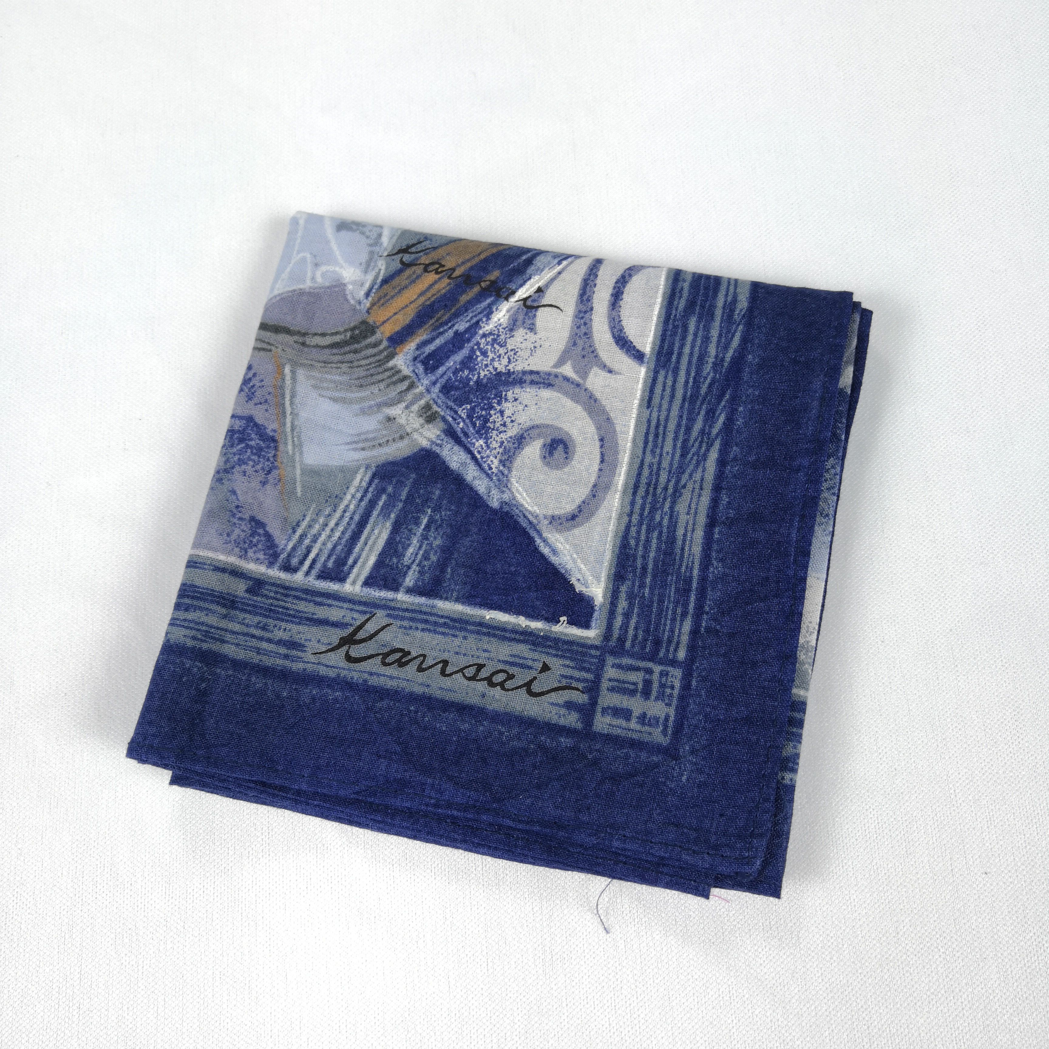 Kansai Yamamoto × Vintage Vintage Kansai Bandana Scarf Handkerchief Neckerchief Size ONE SIZE - 4 Thumbnail