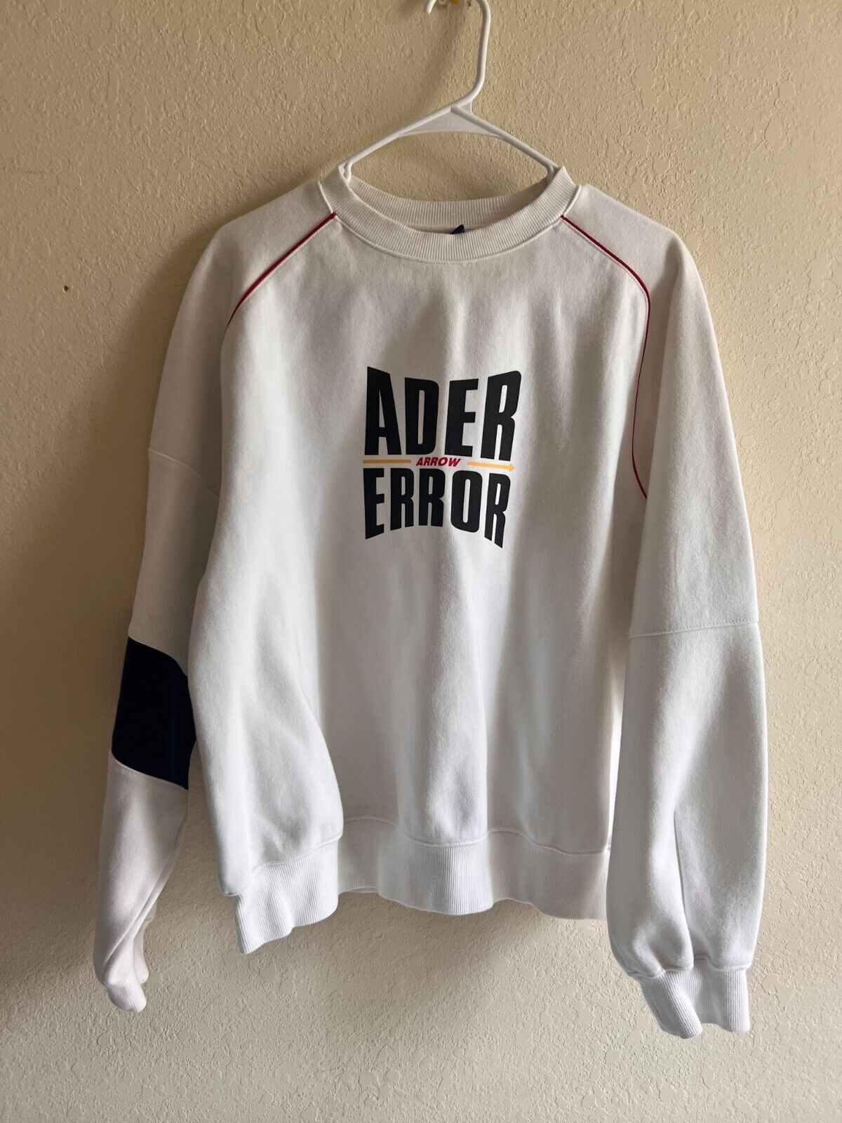 Ader Error ADER error Arrow Form Logo Sweatshirt White S Size US S / EU 44-46 / 1 - 2 Thumbnail