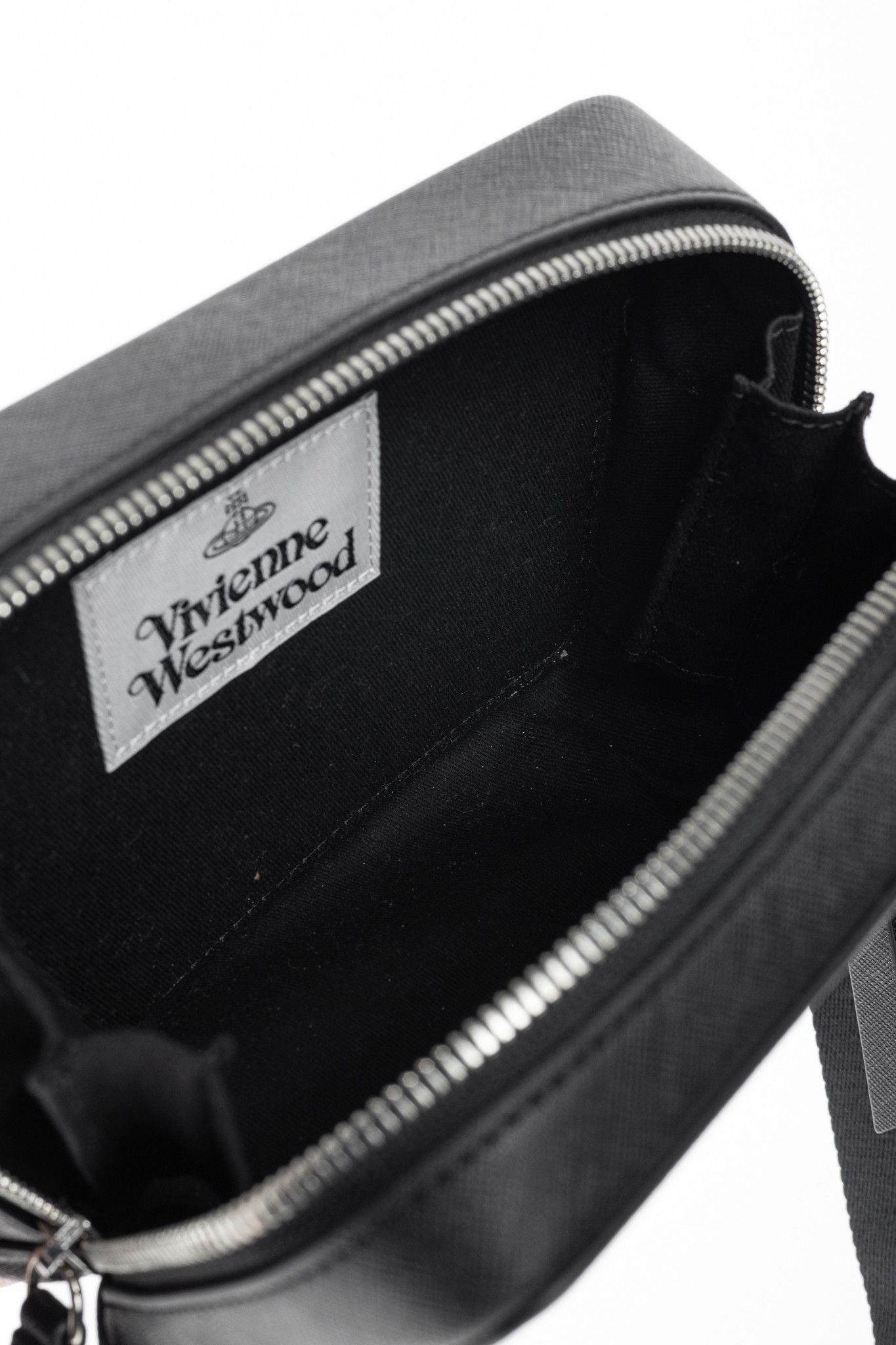 Vivienne Westwood Vivienne Westwood Melih Black Vegan Leather Camera Bag Size ONE SIZE - 12 Thumbnail