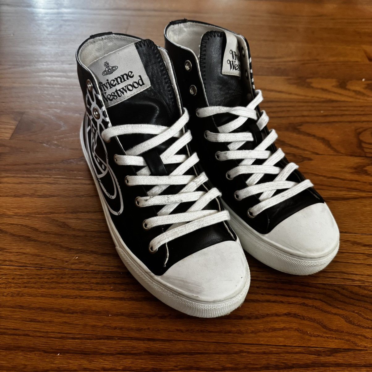 Vivienne Westwood Vivienne Westwood Plimsoll Hi-Top Sneakers Size US 7 / EU 40 - 2 Thumbnail