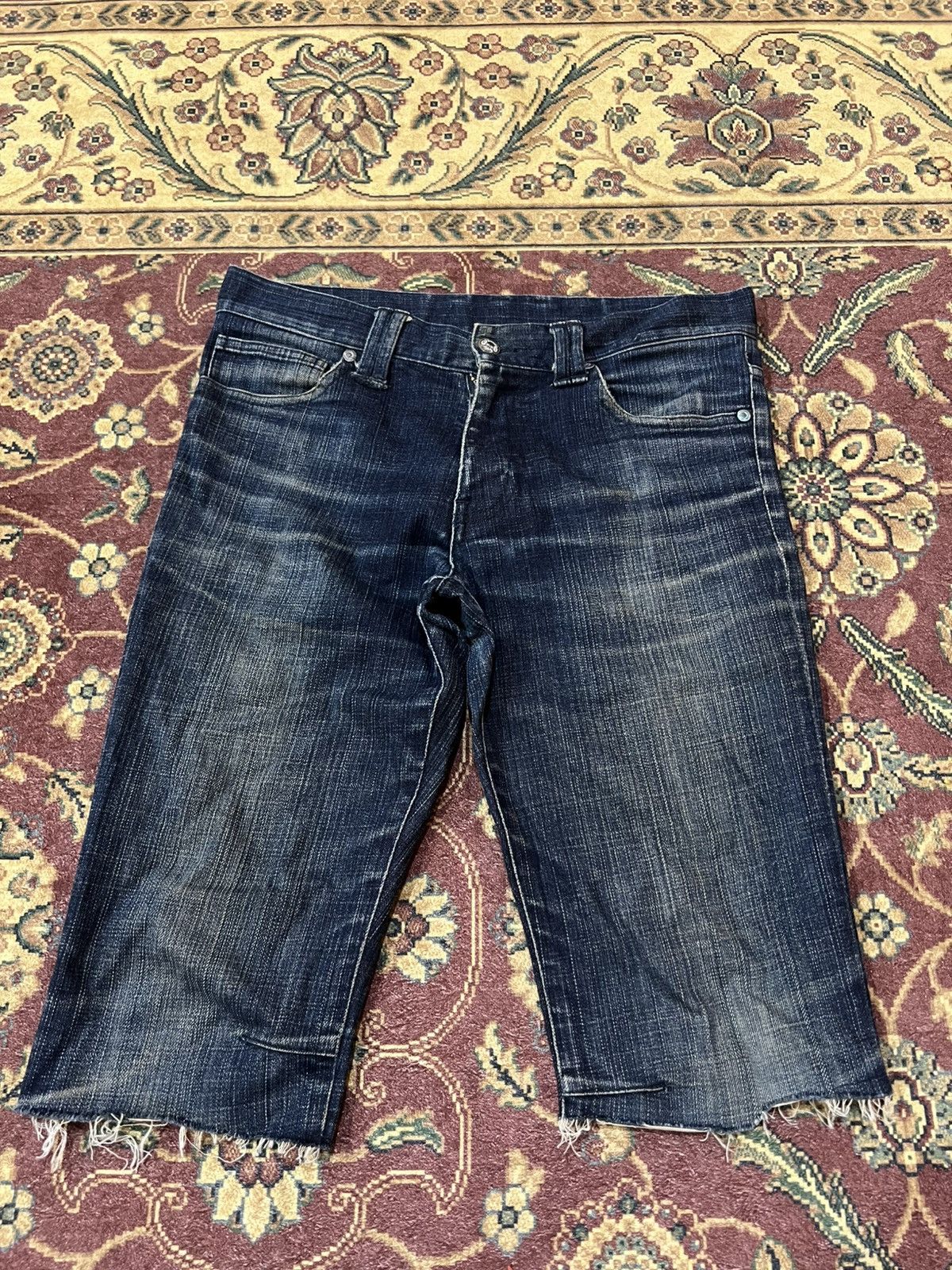 Japanese Brand Vintage Roen X Spalding Short Jean Size US 30 / EU 46 - 1 Thumbnail