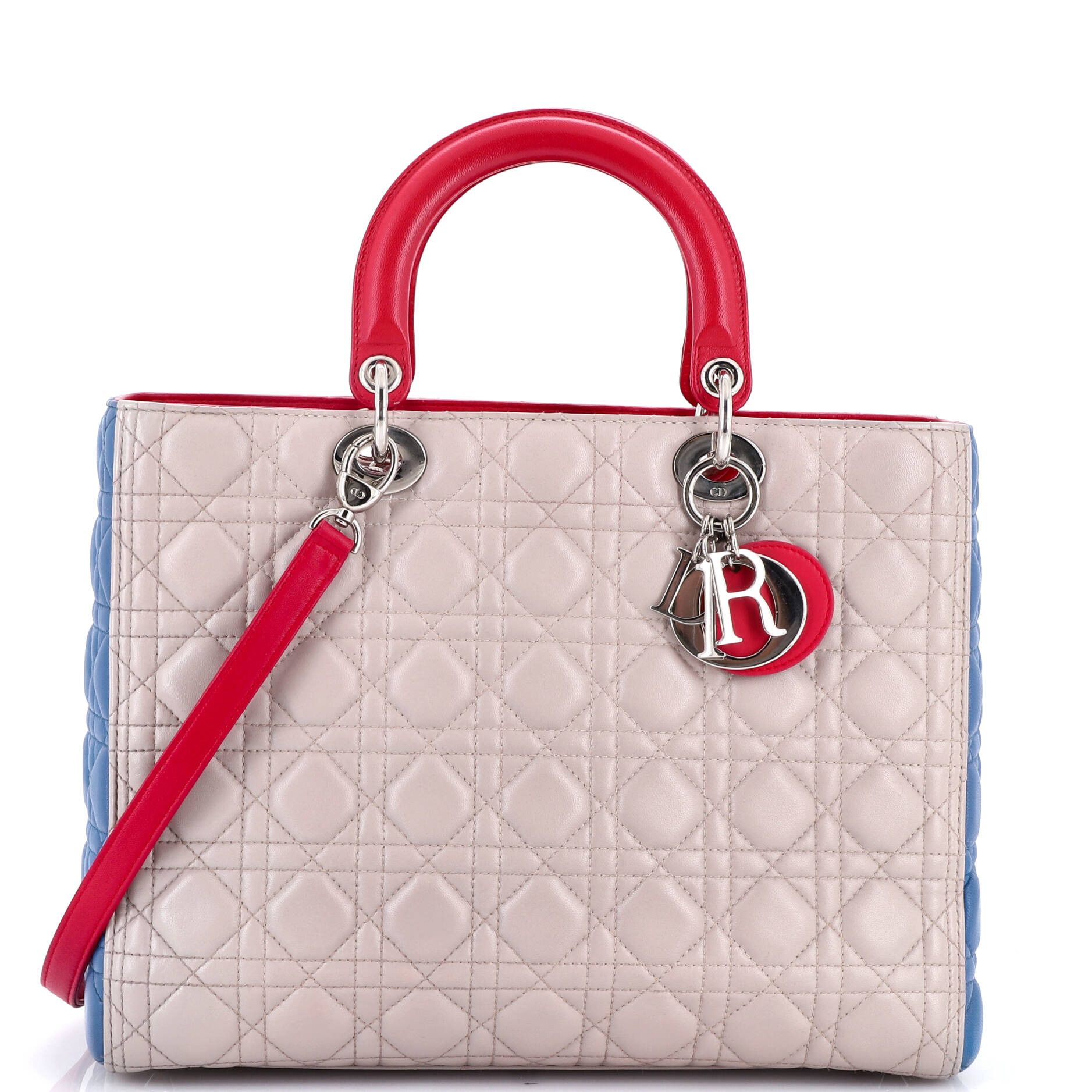 Dior Tricolor Lady Dior Bag Size ONE SIZE - 1 Thumbnail
