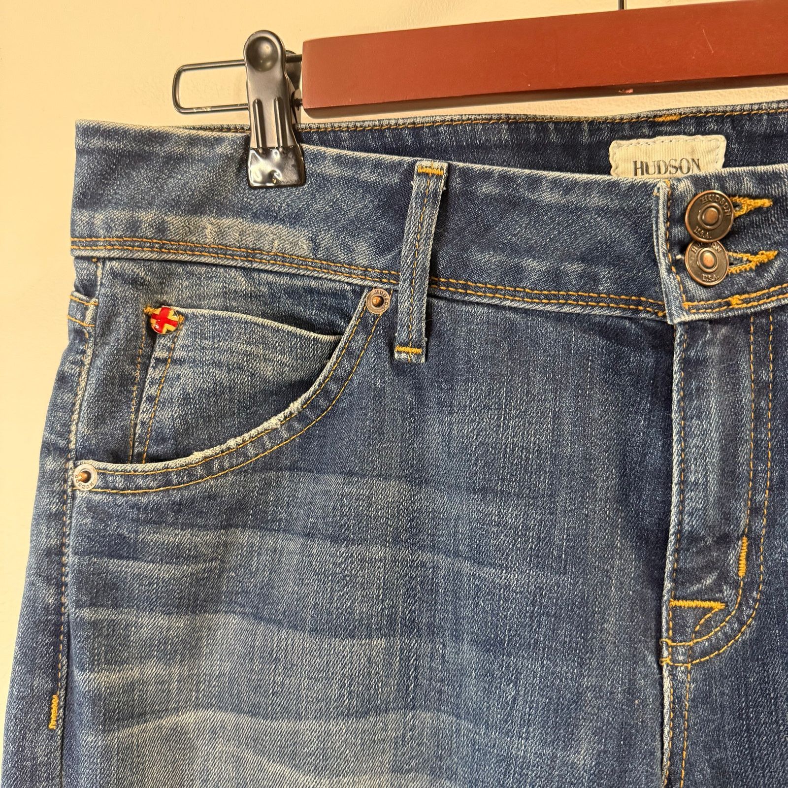 Hudson Hudson Women’s Nicole Ankle Skinny Jeans Size 32 Size 32" / US 10 / IT 46 - 3 Thumbnail