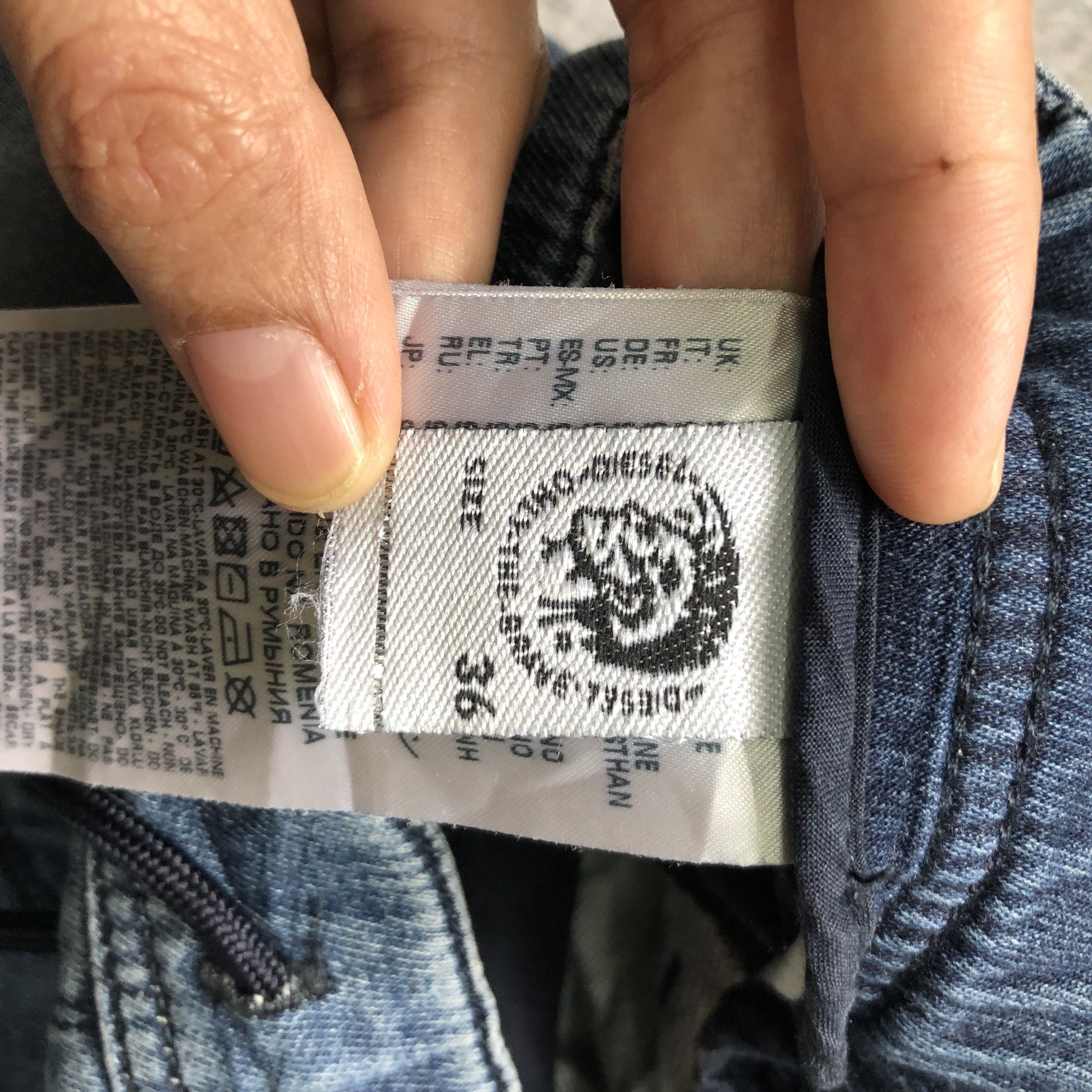 Diesel RARE DIESEL DENIM + SWEATPANTS HYBRID DENIM PANTS #7284-125 Size US 36 / EU 52 - 10 Thumbnail