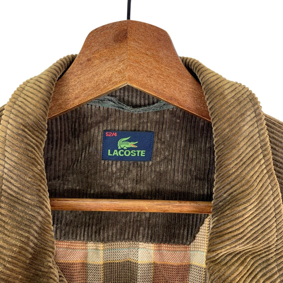 Lacoste × Vintage VINTAGE LACOSTE SPORTSWEAR CORDUROY BOMBER JACKET Size US L / EU 52-54 / 3 - 7 Thumbnail