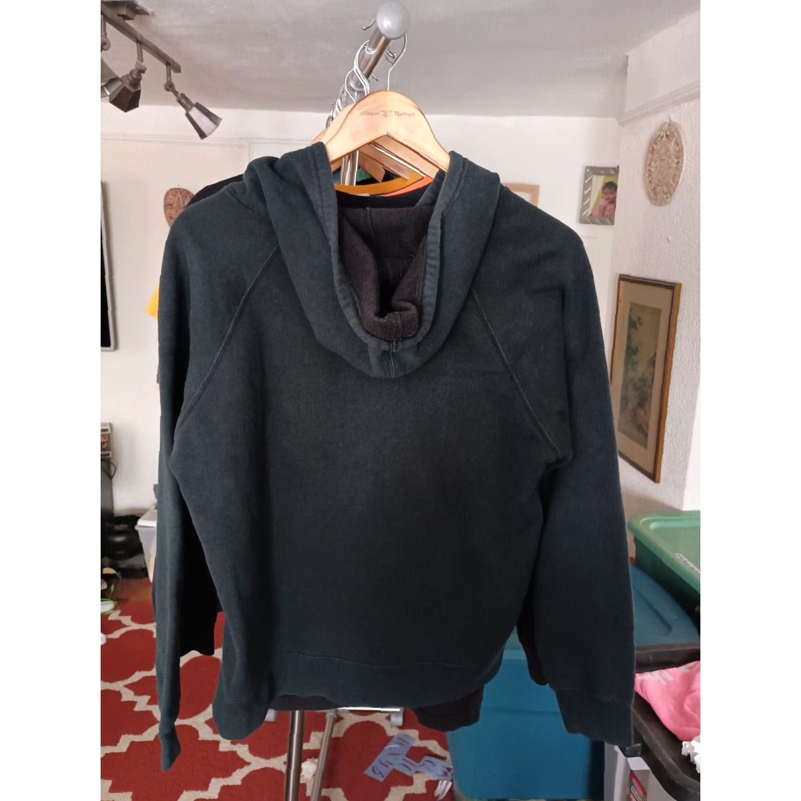 Harley Davidson VINTAGE Harley-Davidson Museum Hoodie Zip Up Ladies XL Black Womens Hoodie Full Zip Motorcycle Biker American 90s? Size XL / US 12-14 / IT 48-50 - 3 Thumbnail