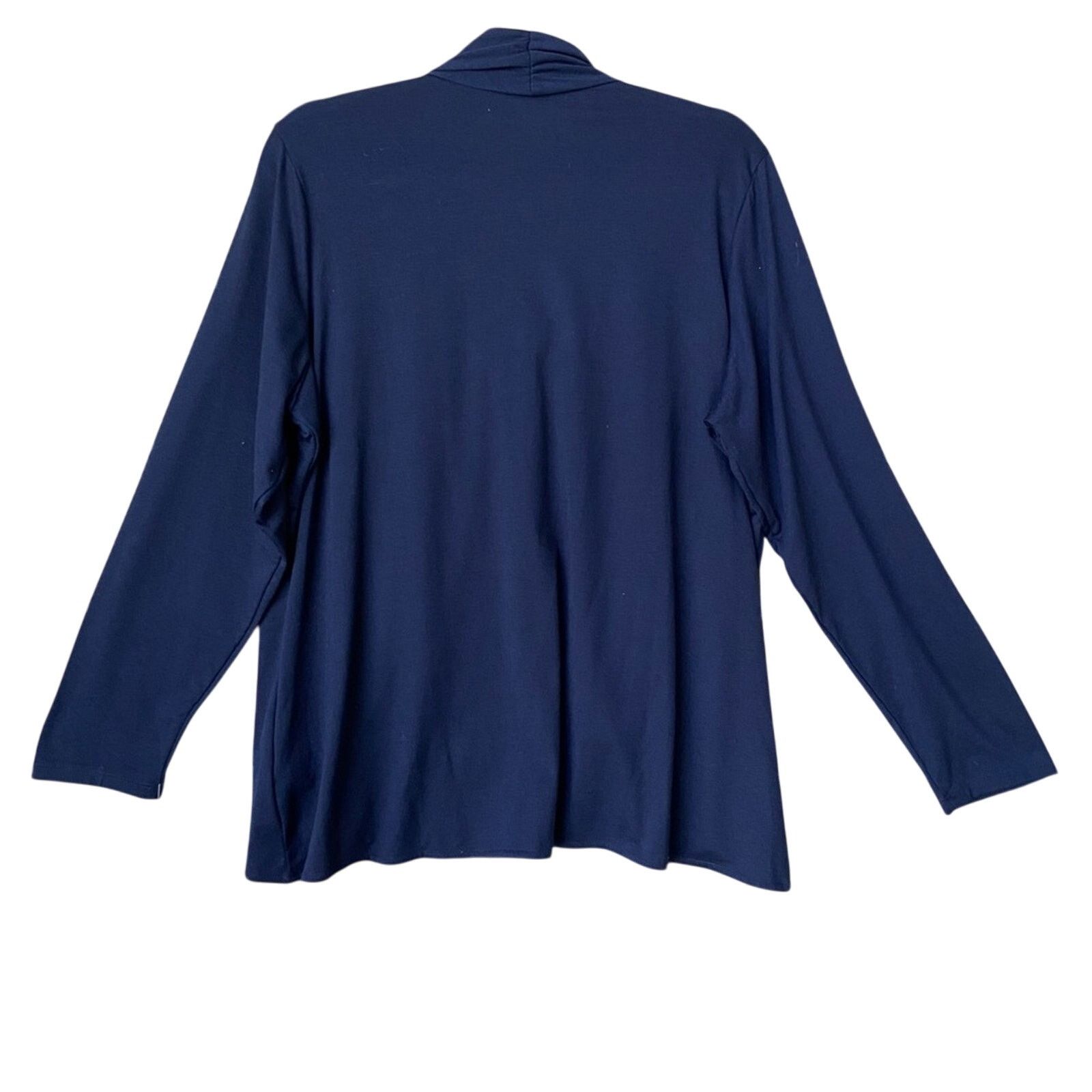 Croft & Barrow NWT New Croft & Barrow Womens 1X Striped Layered Look Top Size XL / US 12-14 / IT 48-50 - 3 Thumbnail