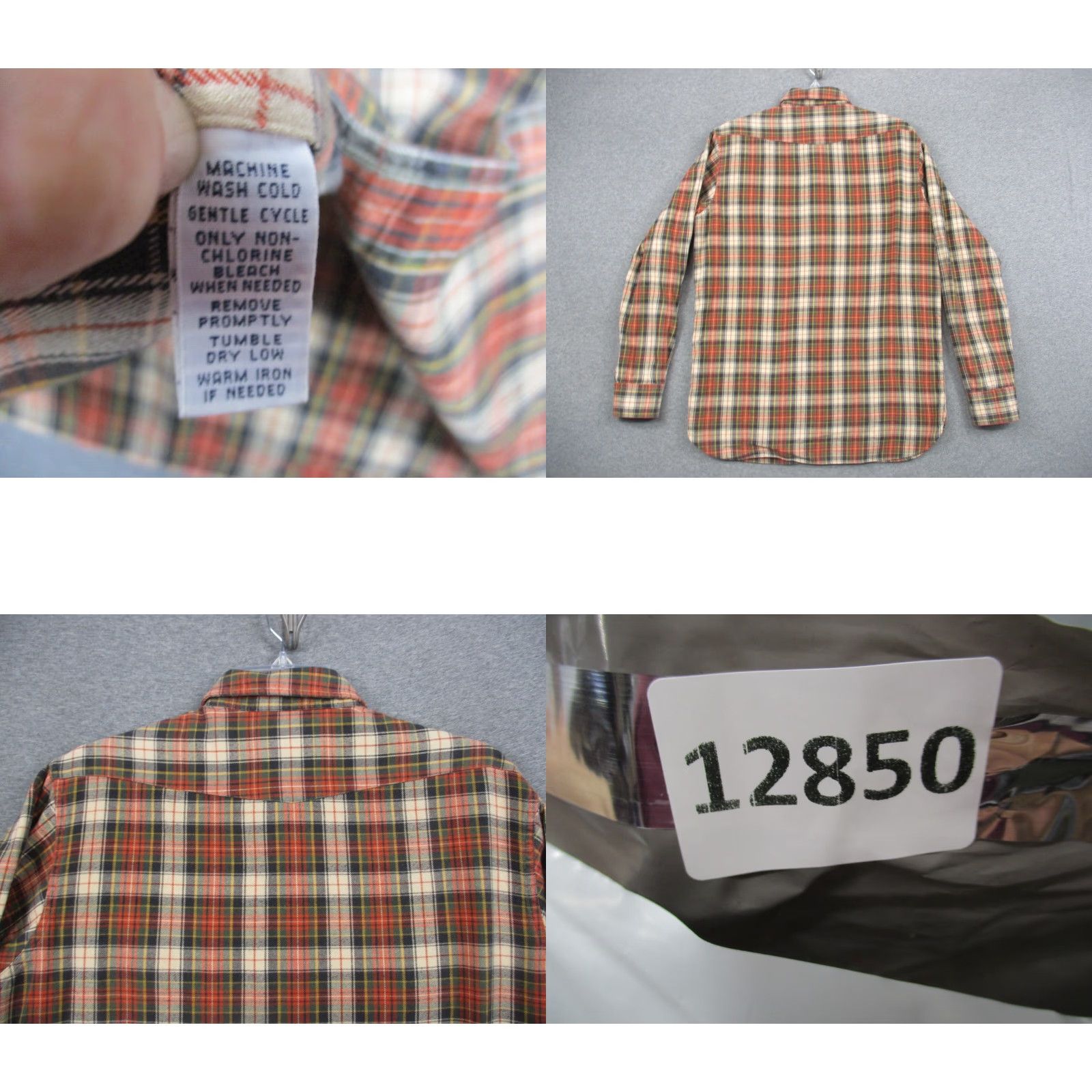 Polo Ralph Lauren Polo Ralph Lauren Shirt Mens Medium Brown Plaid Western Military Straps Pony Logo Button-Up Casual All Seasons Fall Winter Vintage Size US M / EU 48-50 / 2 - 8 Thumbnail