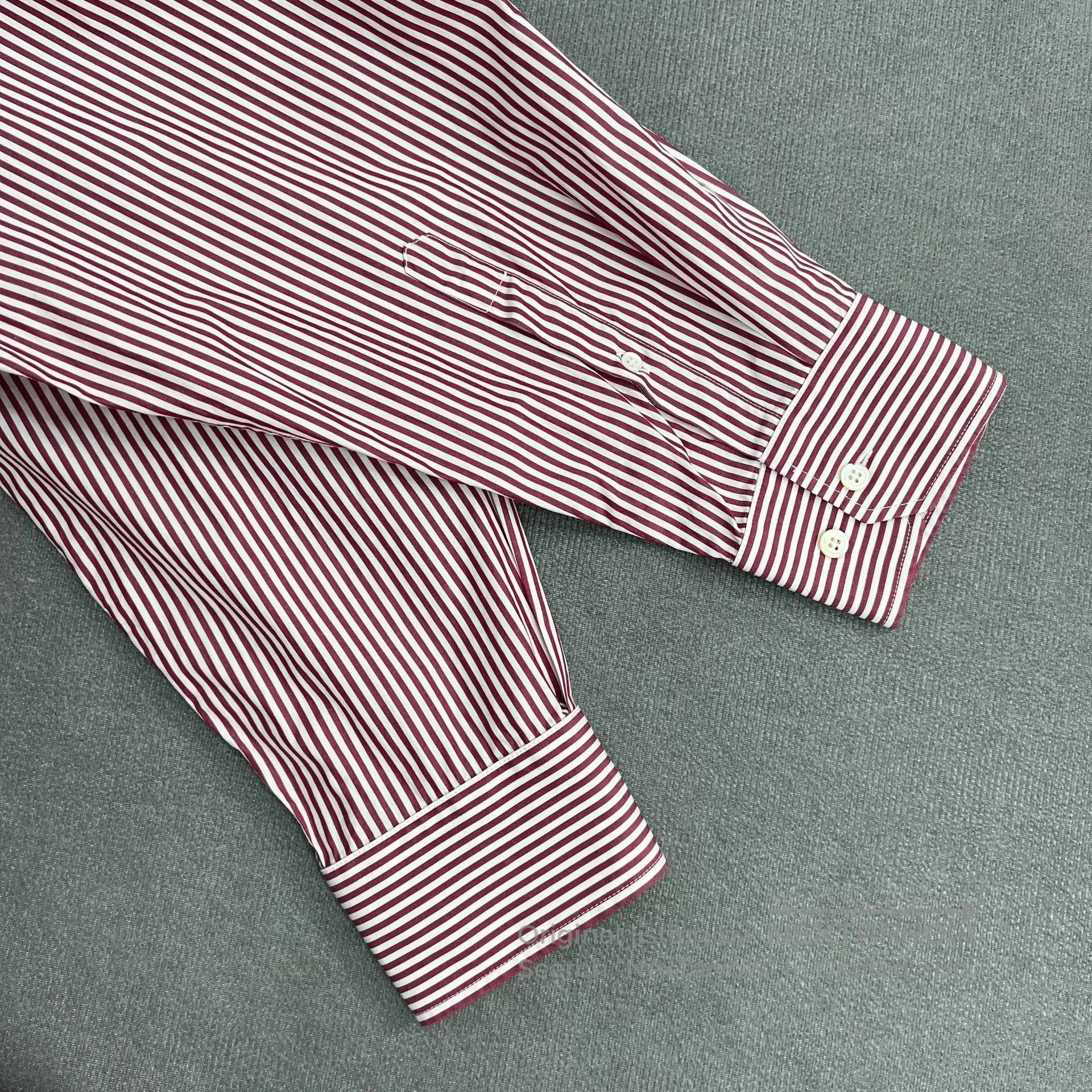 Balenciaga Balenciaga Oversize Logo Stripe Shirt. Size S / US 4 / IT 40 - 3 Thumbnail
