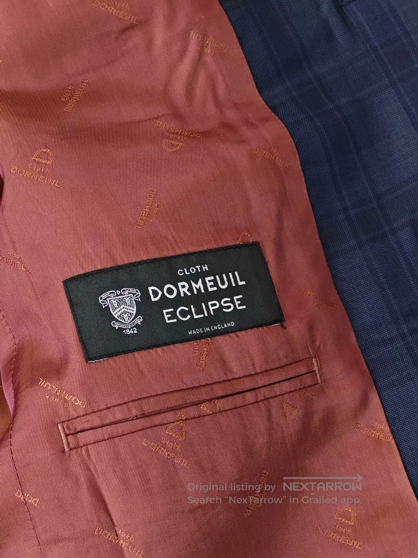 Ermenegildo Zegna Dormeuil Custom Blue Plaid Suit. Size US M / EU 48-50 / 2 - 7 Thumbnail