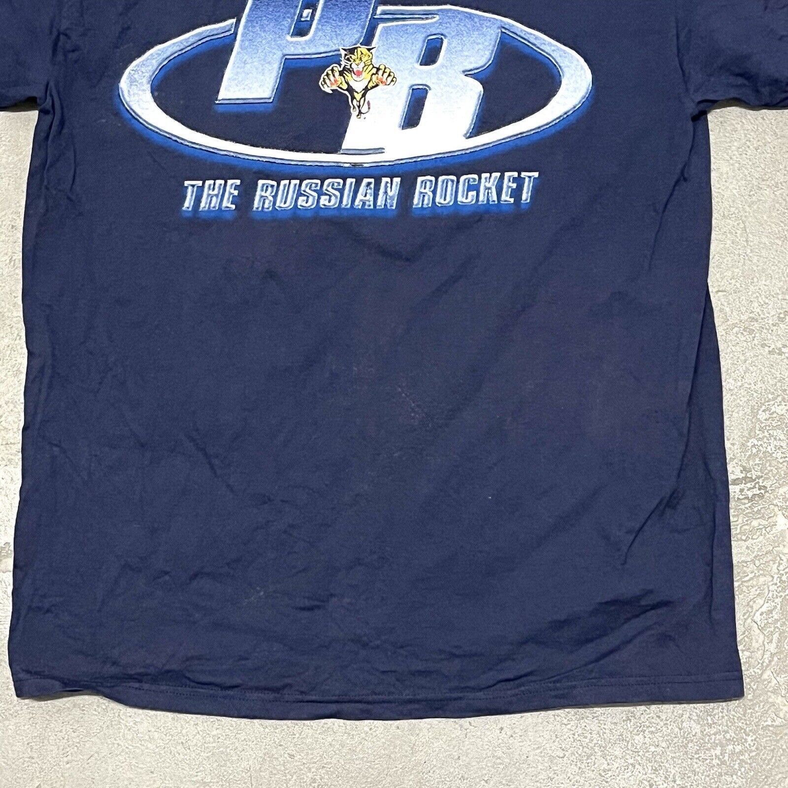 Nutmeg VTG 1990’s Nutmeg Mills Pavel Bure Graphic T-shirt Medium Size US M / EU 48-50 / 2 - 4 Thumbnail