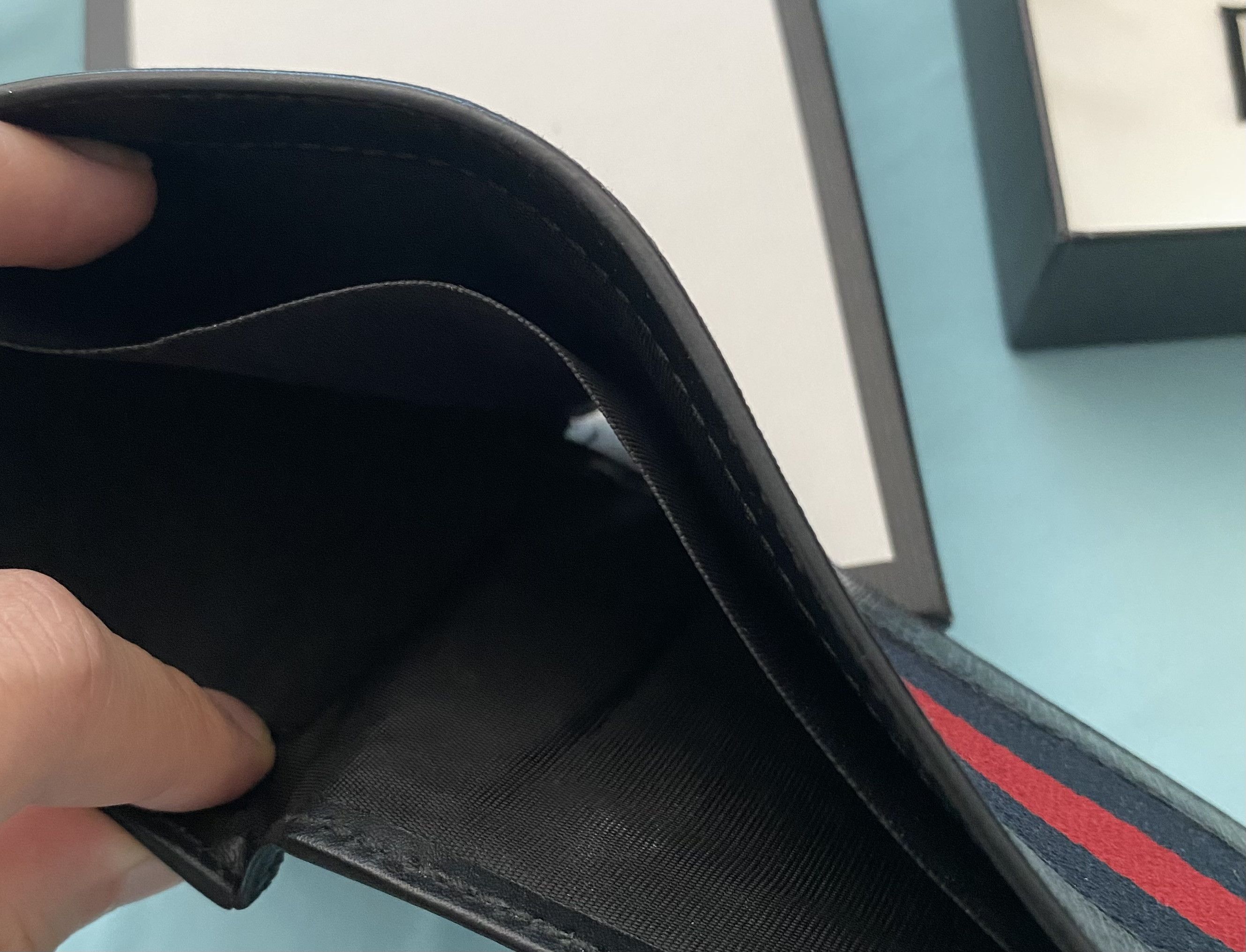 Gucci Gucci Bifold Wallet GG Supreme Web Black Size ONE SIZE - 10 Thumbnail