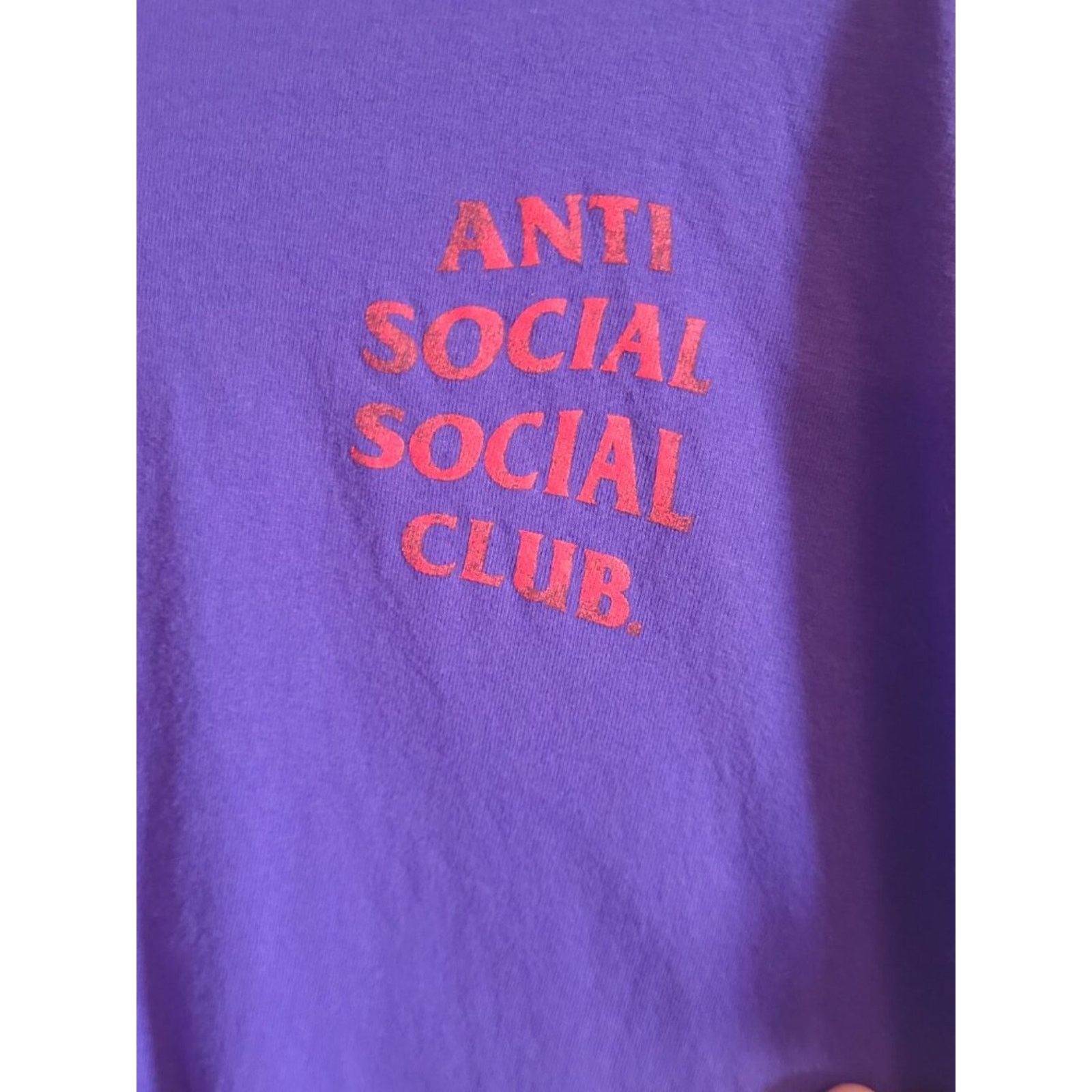 Anti Social Social Club Anti Social Social Club Jason Mask Purple Graphic Tee L Size US L / EU 52-54 / 3 - 2 Thumbnail