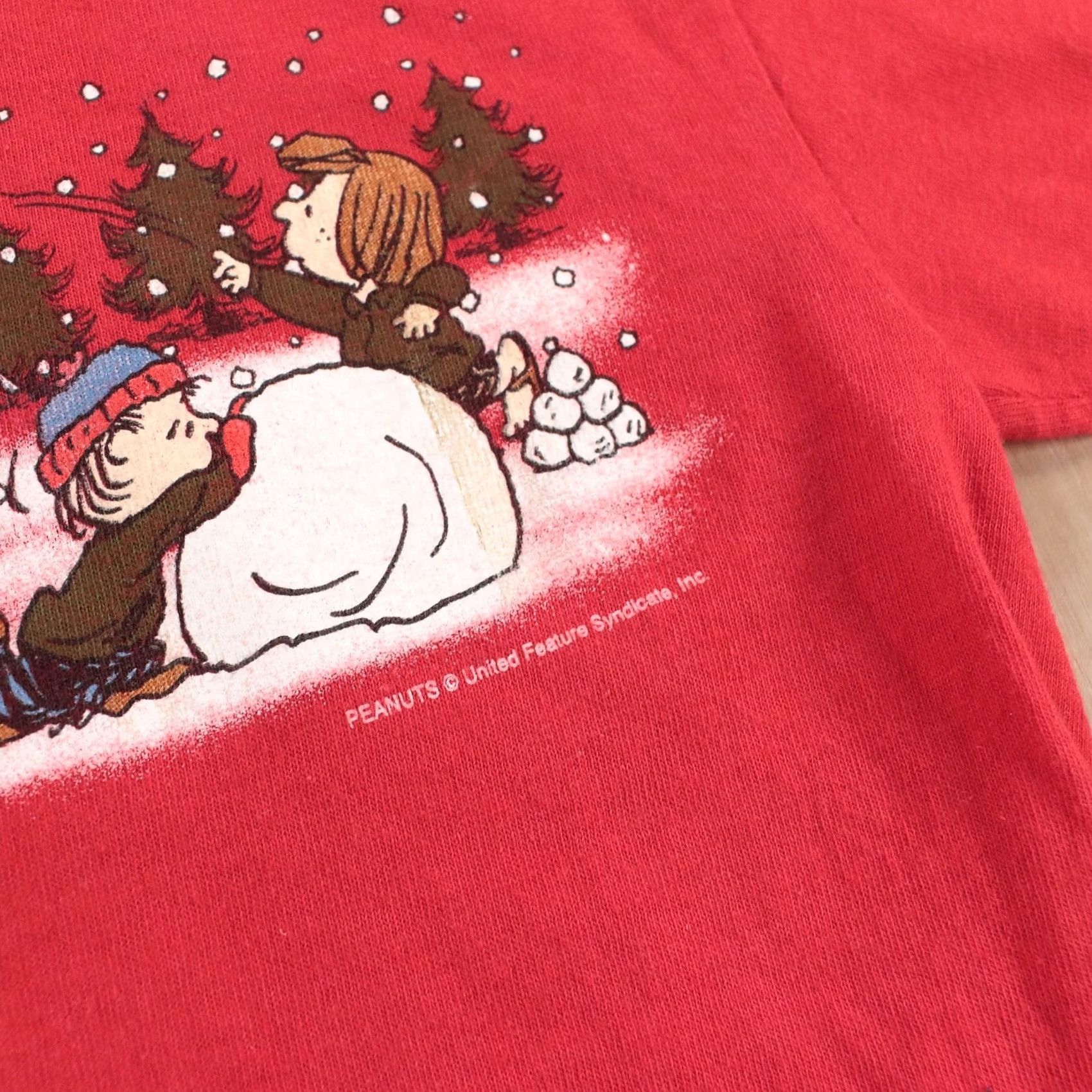 Gildan PEANUTS By Schultz winter snowman cast t-shirt MEDIUM Christmas cute holiday Size US M / EU 48-50 / 2 - 3 Thumbnail