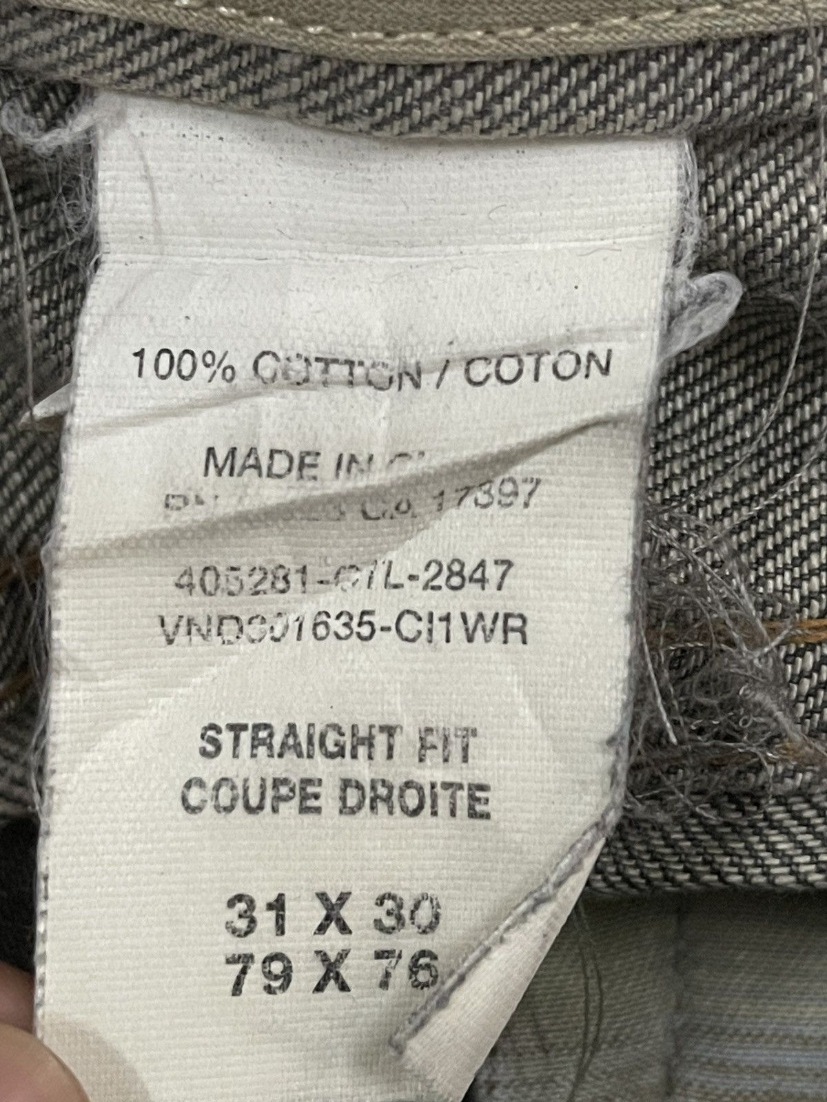 Gap Vintage Gap Classic Mud Wash Style Straight Loose Jeans Size US 32 / EU 48 - 7 Thumbnail