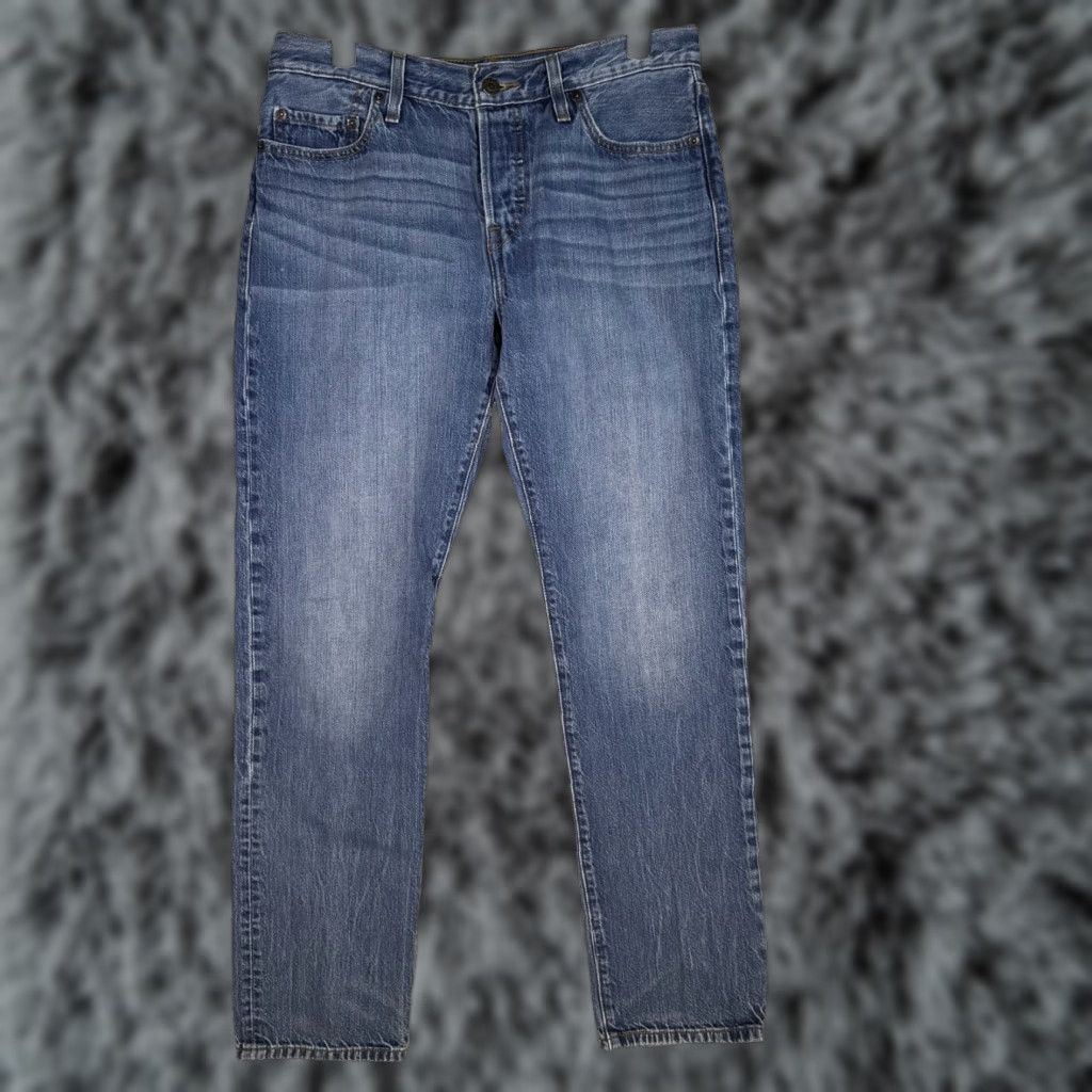 Levi's Levi's Jeans 28 Blue Denim Mid-Rise Button-Fly Original Straight Leg W531 Women Regular/Adult Small Packaged Straight Jeans Size 28" / US 6 / IT 42 - 1 Thumbnail