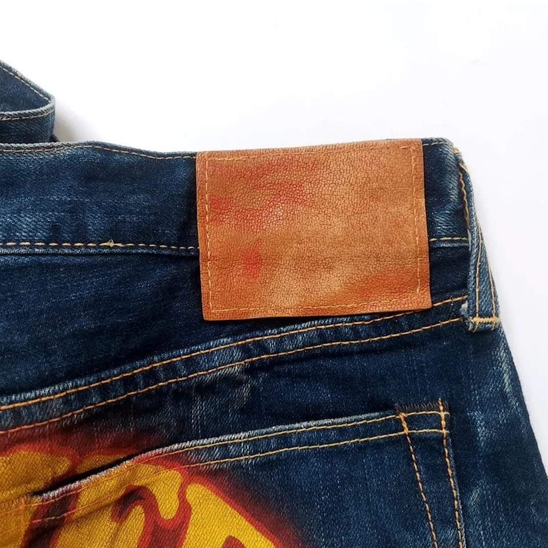 Japanese Brand × Studio D'Artisan Studio D'artisan Back Print Raw Denim Short Size US 32 / EU 48 - 7 Thumbnail