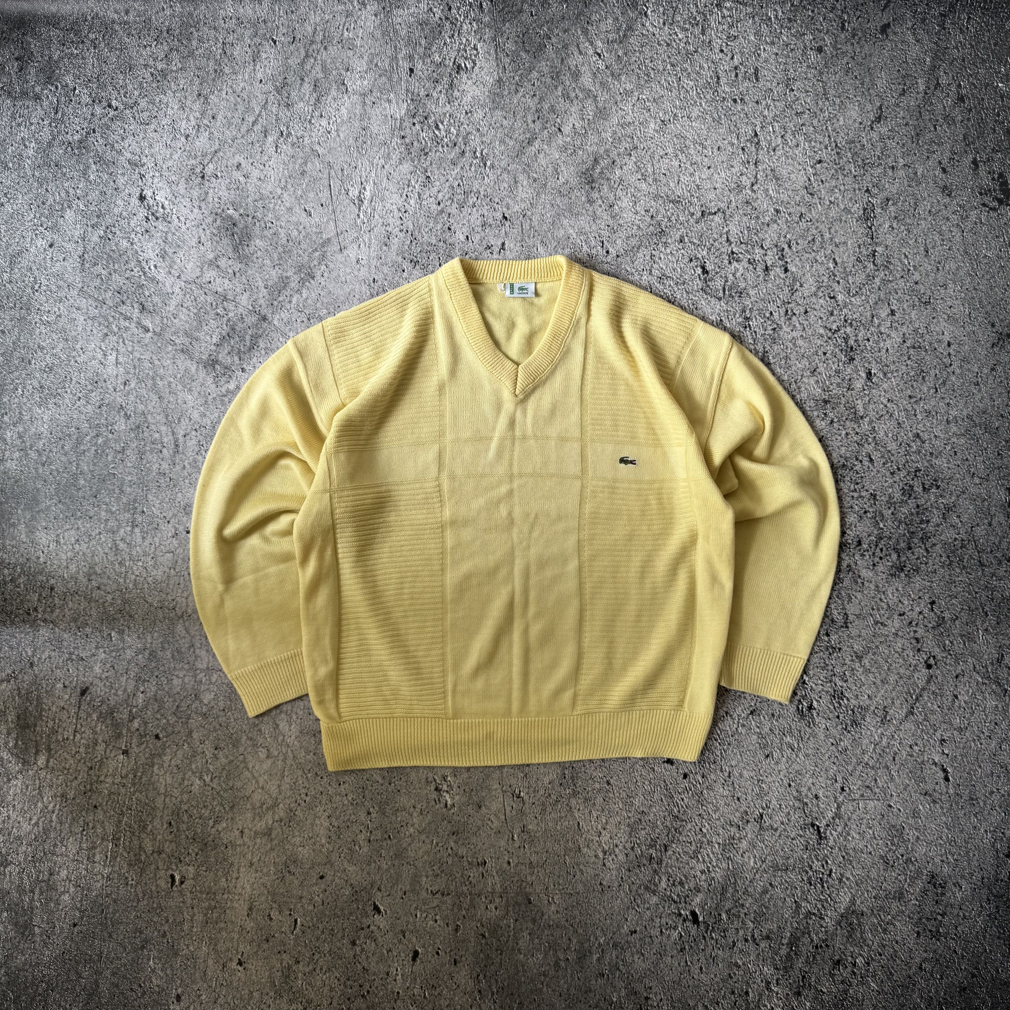 Lacoste Vintage Lacoste Sweater Knitt Baggy 90s Paris France Size US L / EU 52-54 / 3 - 1 Thumbnail