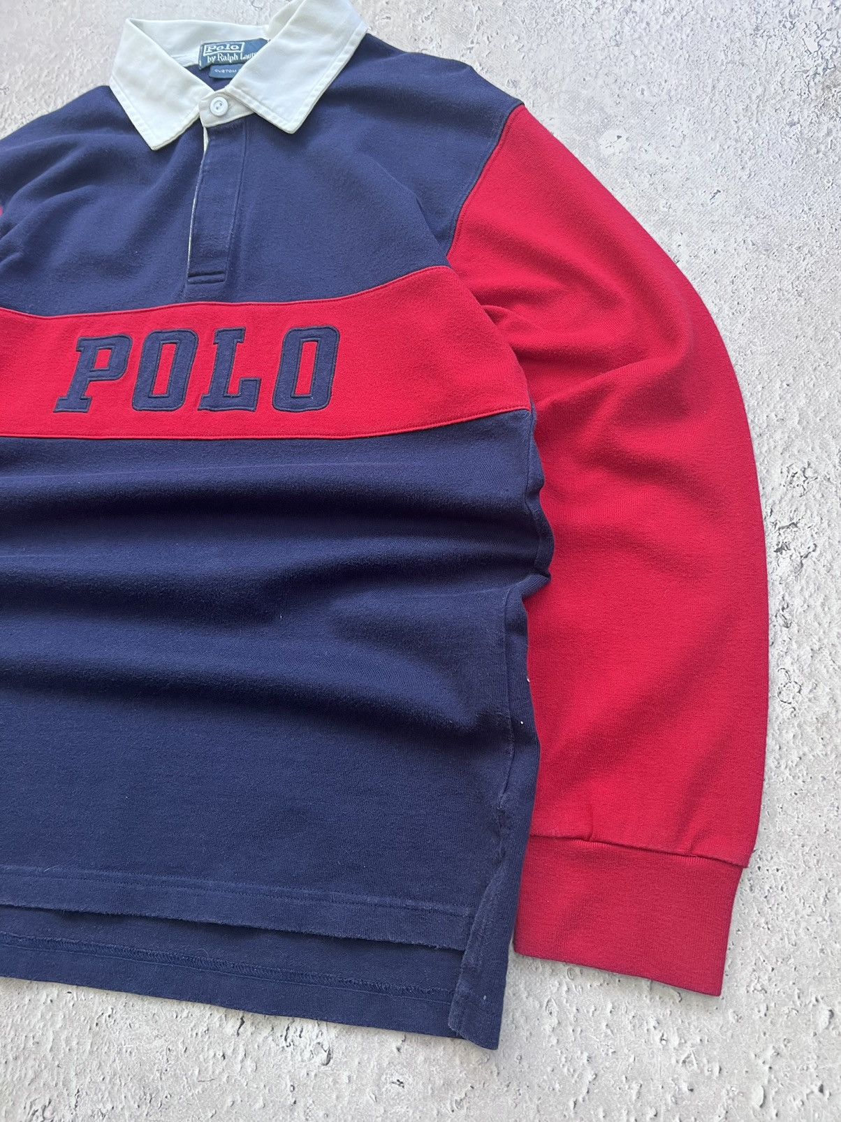 Polo Ralph Lauren × Vintage SALE✅✅ Polo Ralph Lauren Rugby Striped Boxy Shirt Size US M / EU 48-50 / 2 - 4 Thumbnail