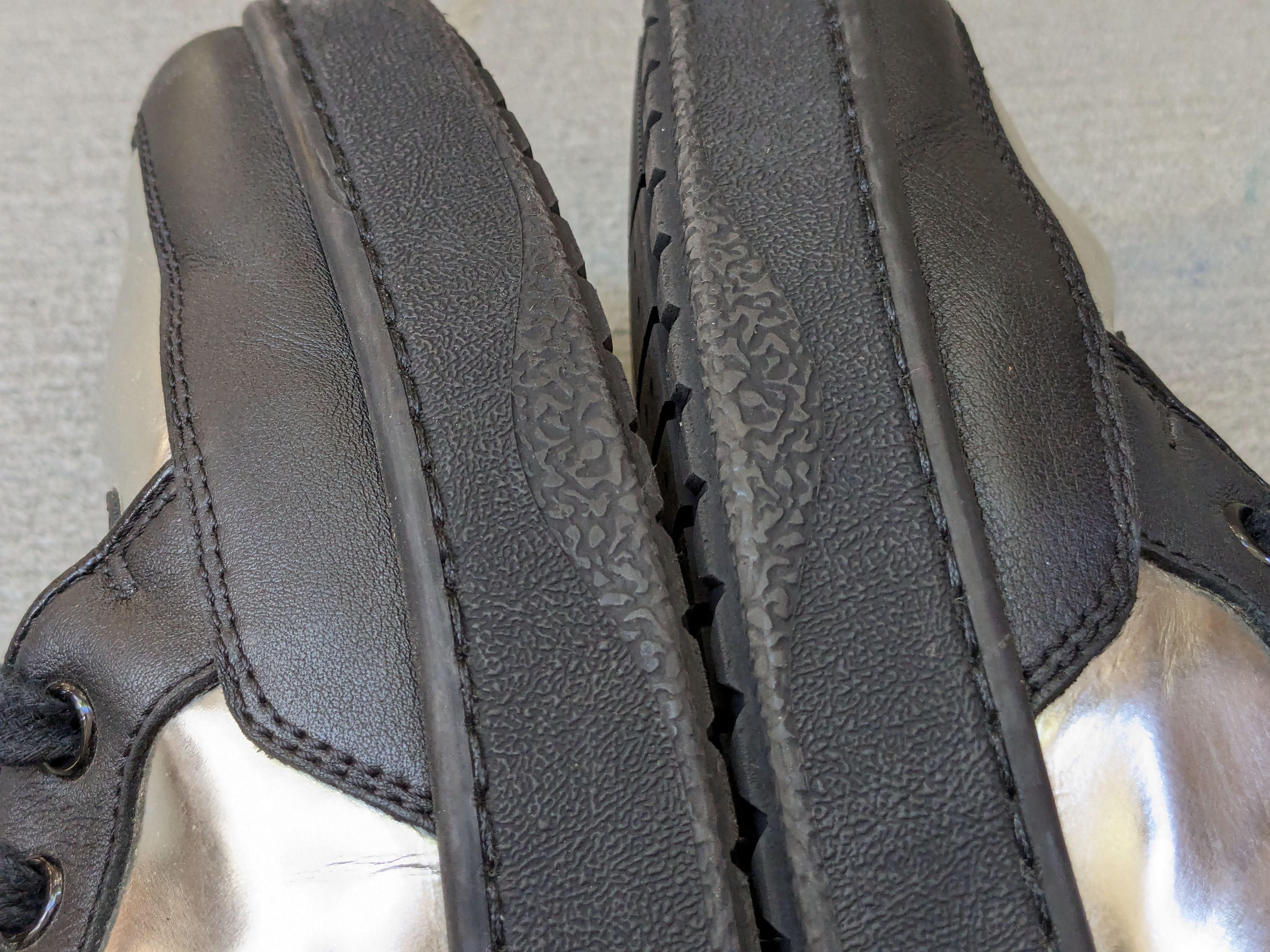 Gucci Gucci Sneakers Black Silver 8.5 High Tops Leather Size US 8.5 / EU 41-42 - 10 Thumbnail