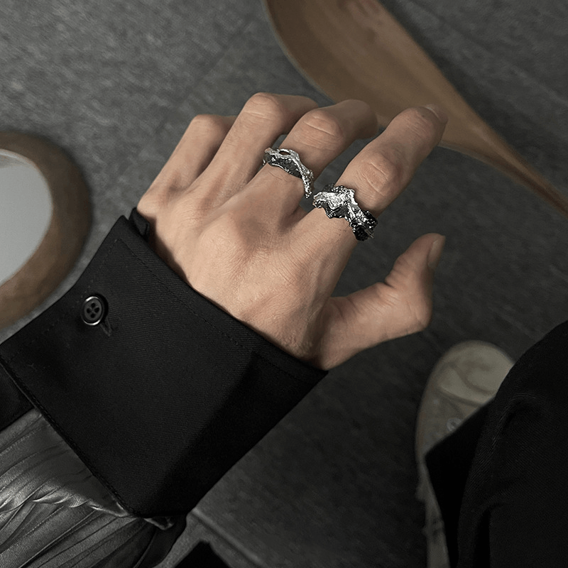 Jewelry Hip-hop Jewelry Rings Open Size Chrome Ring (Size 7-13) Size ONE SIZE - 4 Thumbnail
