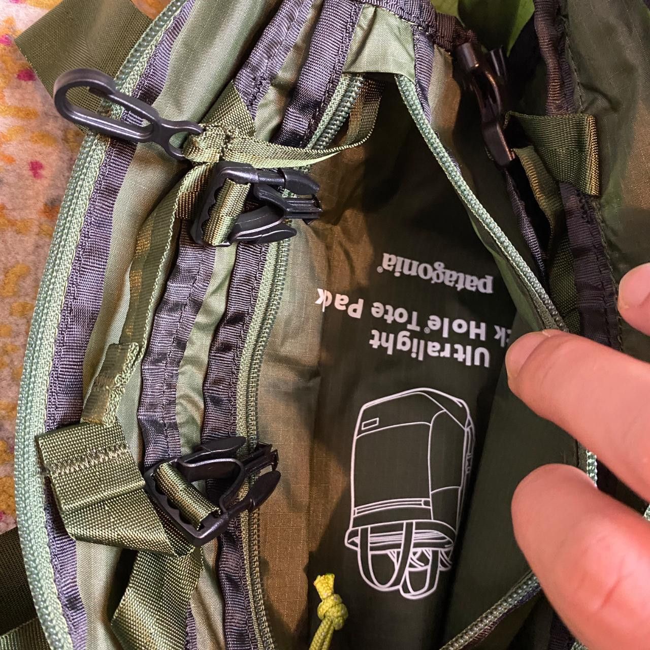 Patagonia Patagonia 2 in1 outdoor backpack and tote bag Size ONE SIZE - 6 Thumbnail