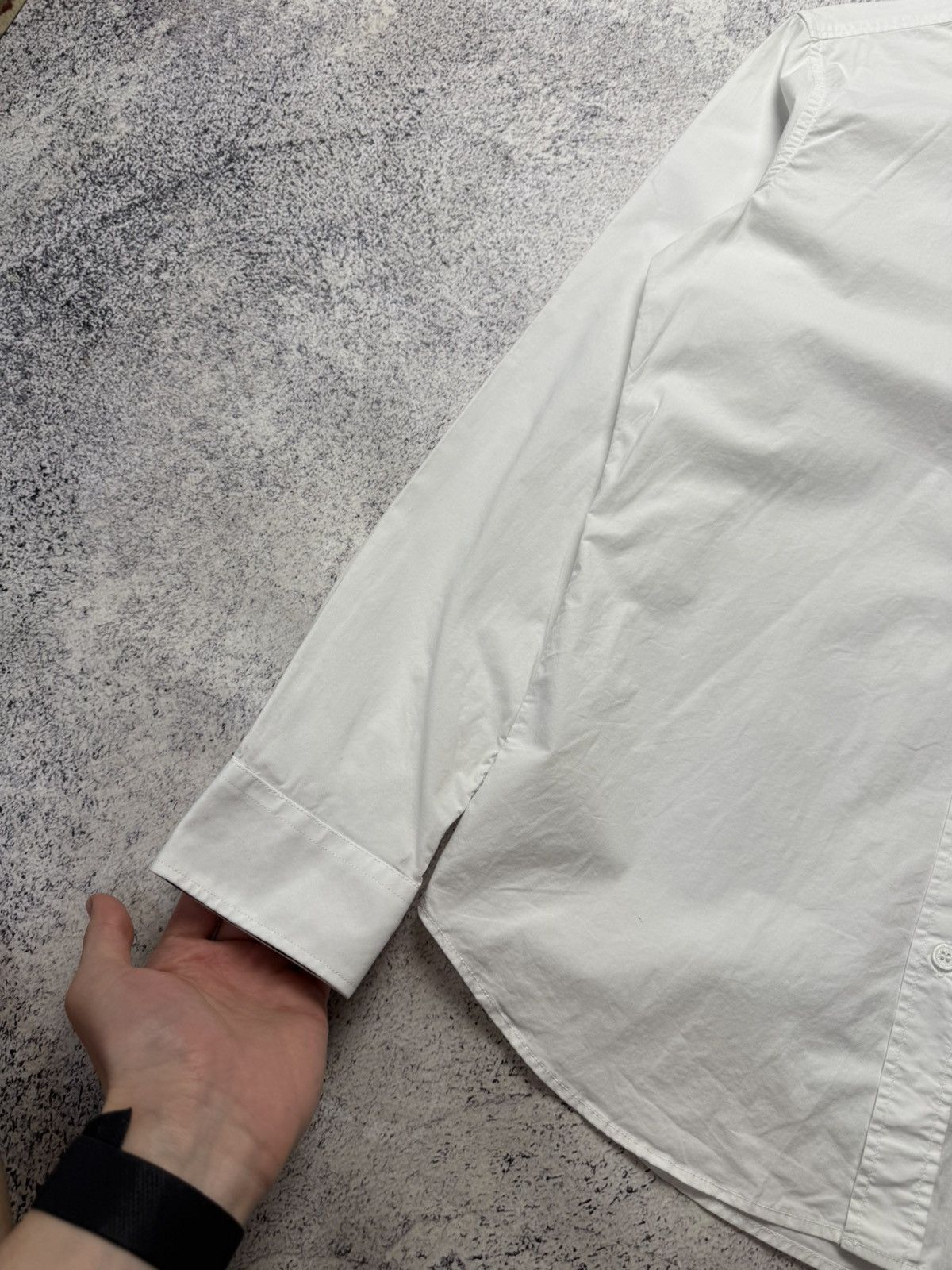Burberry Burberry White Button Up Shirt Size US L / EU 52-54 / 3 - 9 Thumbnail