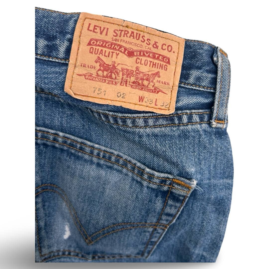 Levi's Levis 751 jeans #413 Size US 33 - 3 Thumbnail