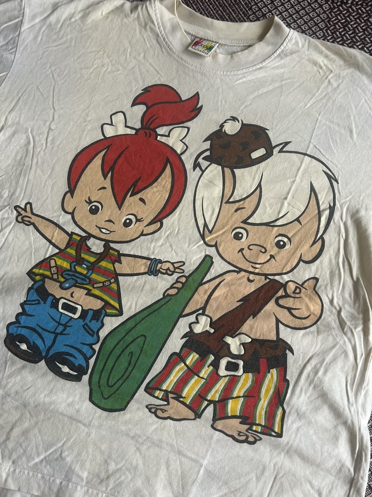 Vintage Vintage 90s FlintStones Tee Single Stitch Streetwear Size M Size US M / EU 48-50 / 2 - 3 Thumbnail