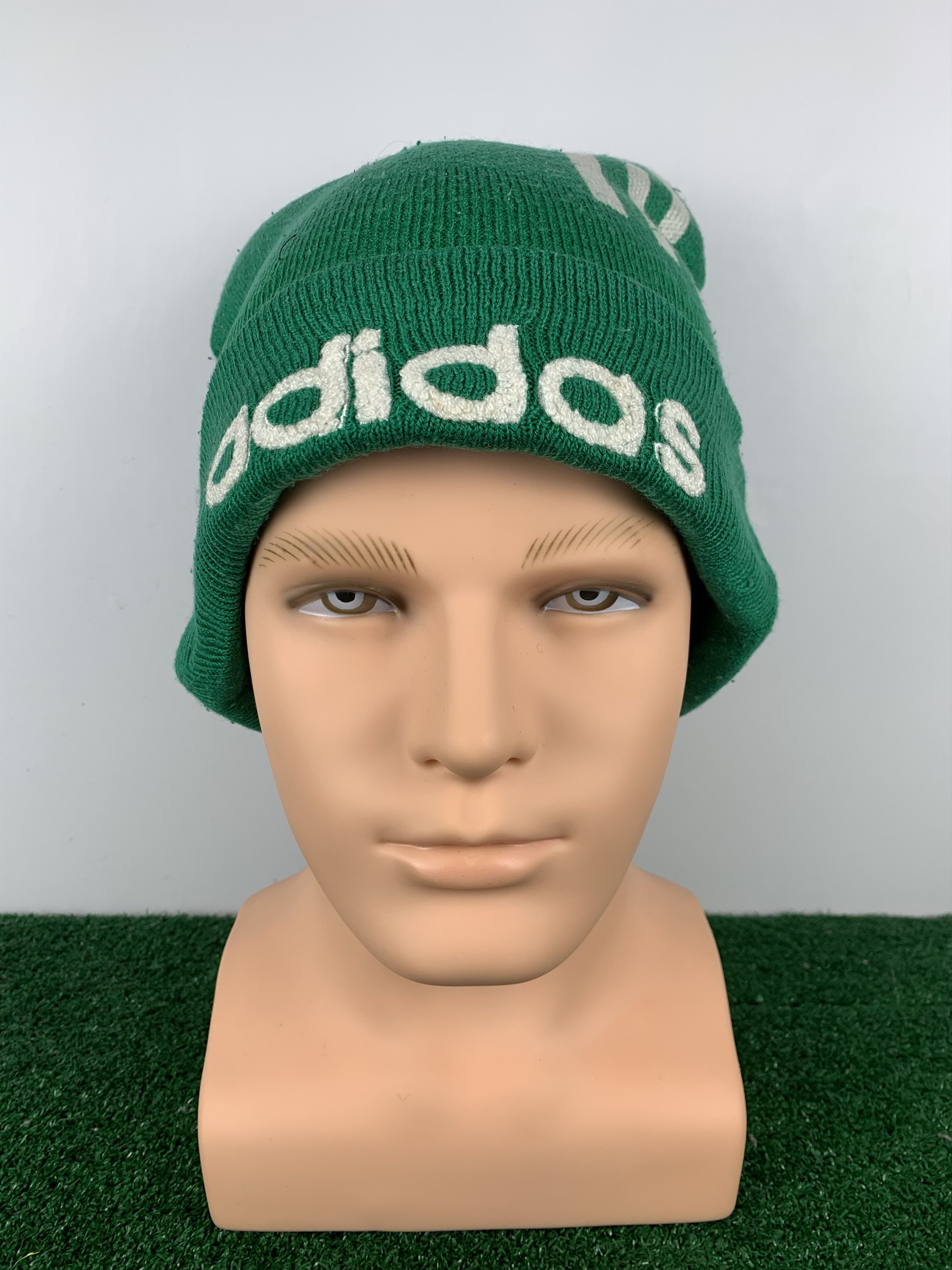 Adidas Vintage Adidas Trefoil Beanie Hat BA0010 Size ONE SIZE - 2 Thumbnail