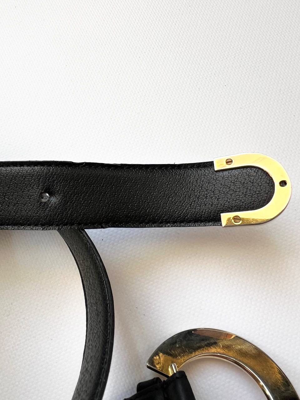 Givenchy × Japanese Brand × Vintage Vintage Givenchy luxury belt gold logo big buckle Size ONE SIZE - 9 Thumbnail