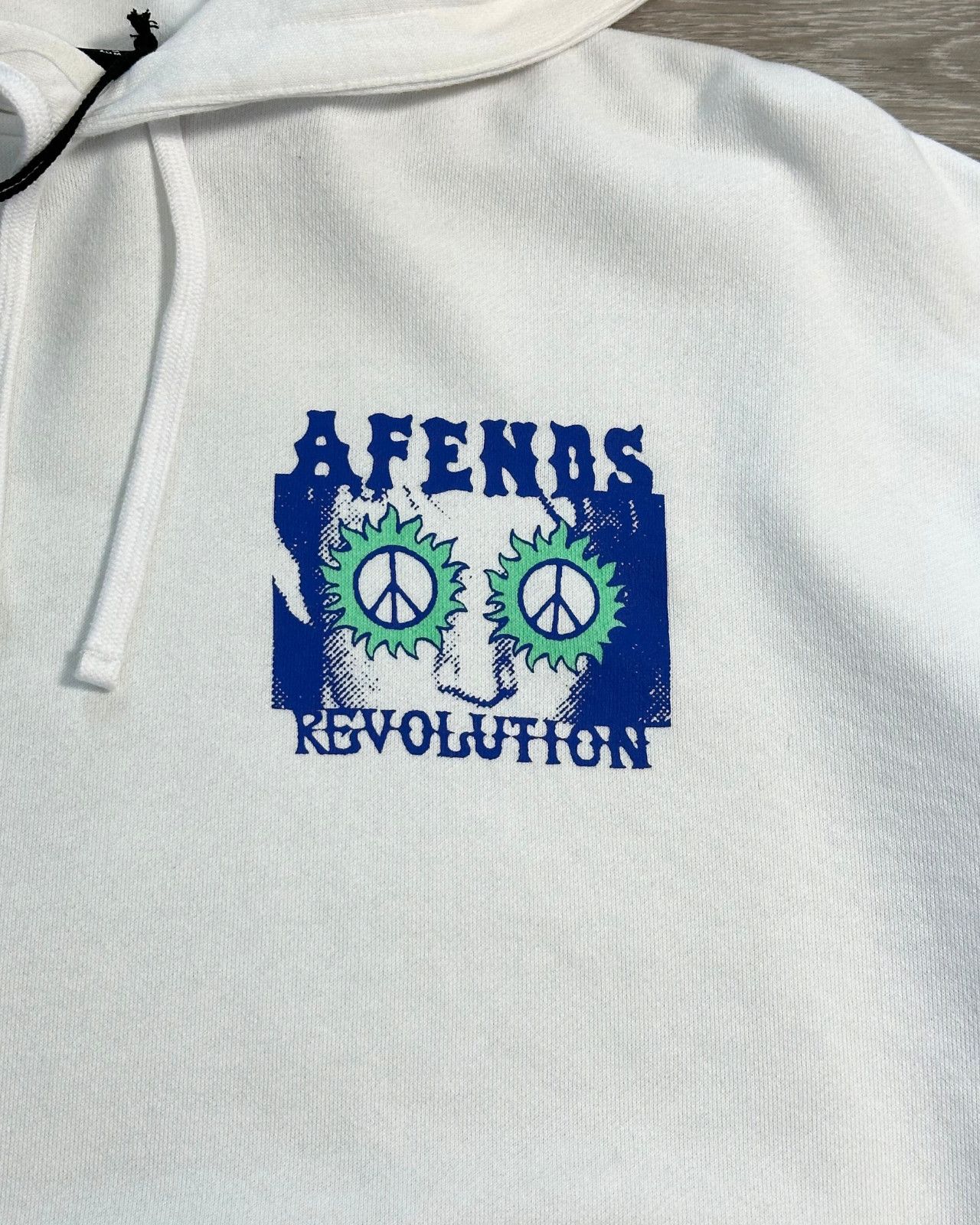 Afends NWT Afends - Utopia - Men's White Organic Hoodie - Medium Size US M / EU 48-50 / 2 - 4 Thumbnail