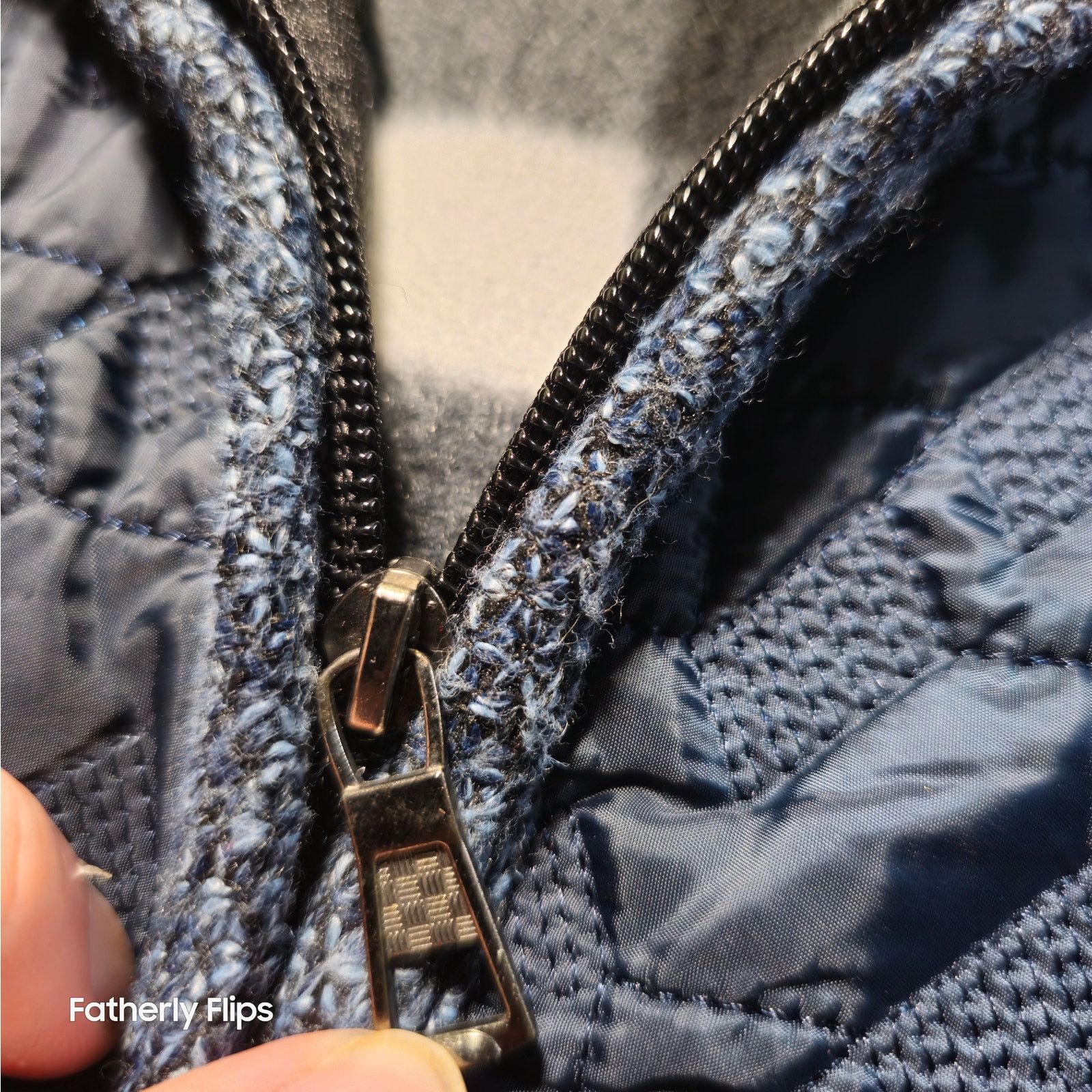 Other Msmsse Men's Blue Fleece Lined Textured Sweater Jacket L Size US L / EU 52-54 / 3 - 5 Thumbnail
