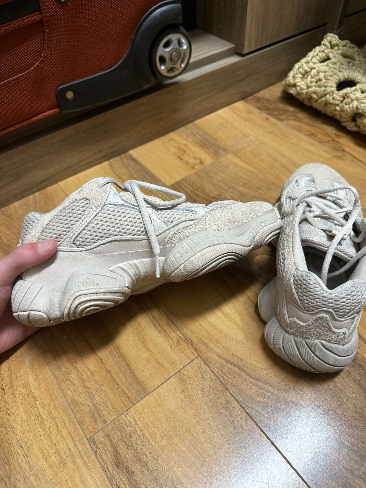 Adidas adidas Yeezy 500 Blush Size US 6.5 / EU 39-40 - 4 Thumbnail