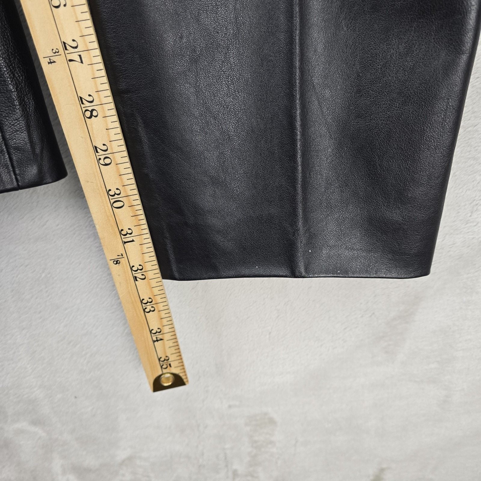 Paco Rabanne Vintage Paco Rabanne Paris Leather Pants 34 (Fit 28x32) 70s Size 28" / US 6 / IT 42 - 12 Thumbnail