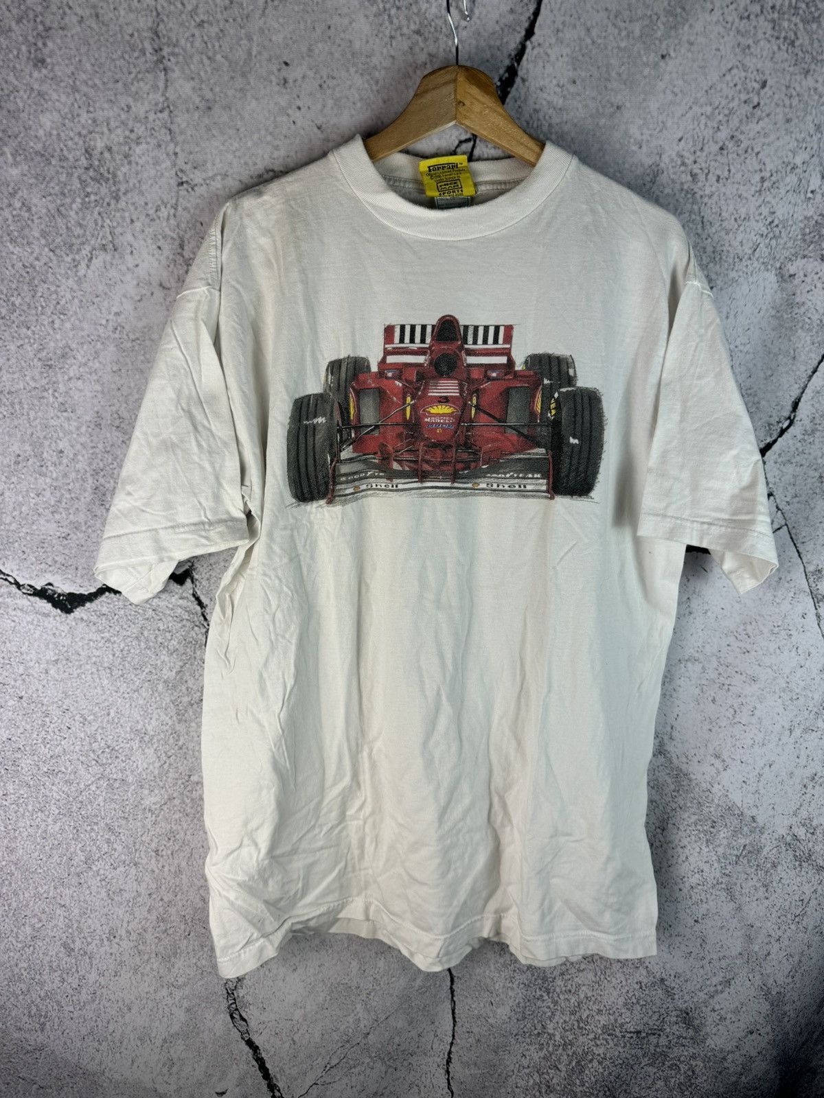 Marlboro VIntage RARE 1996 Marlboro Raicing T-Shirt Ferrari F1 Size US L / EU 52-54 / 3 - 1 Thumbnail